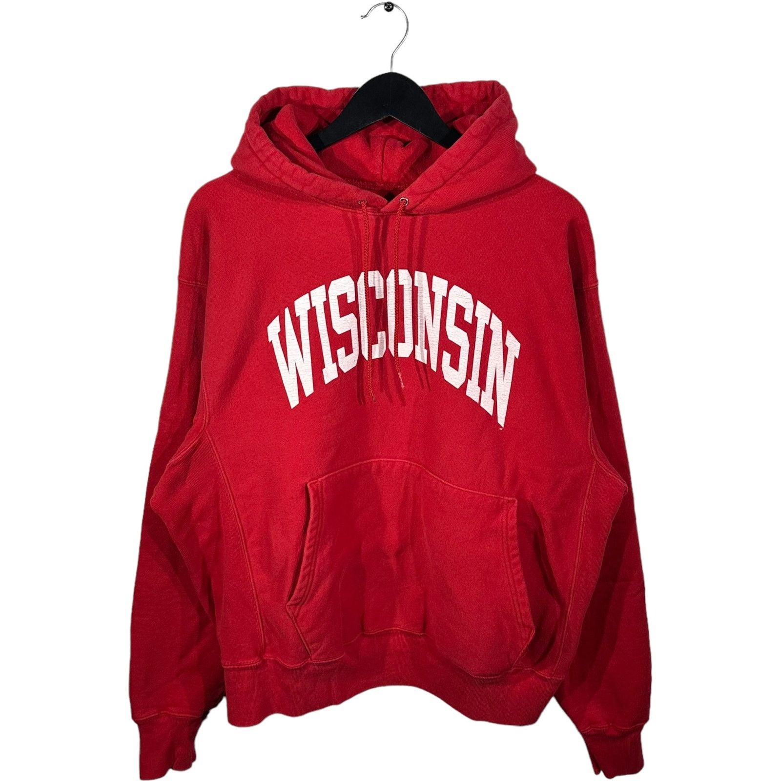 Champion Y2K Champion Premium Reverse Weave Wisconsin Hoodie Size US XXL / EU 58 / 5 - 1 Thumbnail