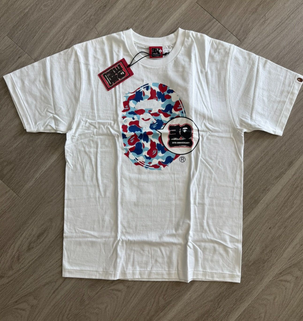 Bape Bape Paris Ape Head Tee Size US L / EU 52-54 / 3 - 1 Thumbnail