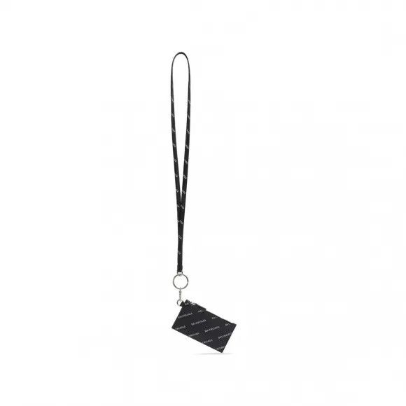 Balenciaga o1la1rc1a0924 Size: OS / Card Case Keychain Allover Logo Size ONE SIZE - 1 Preview