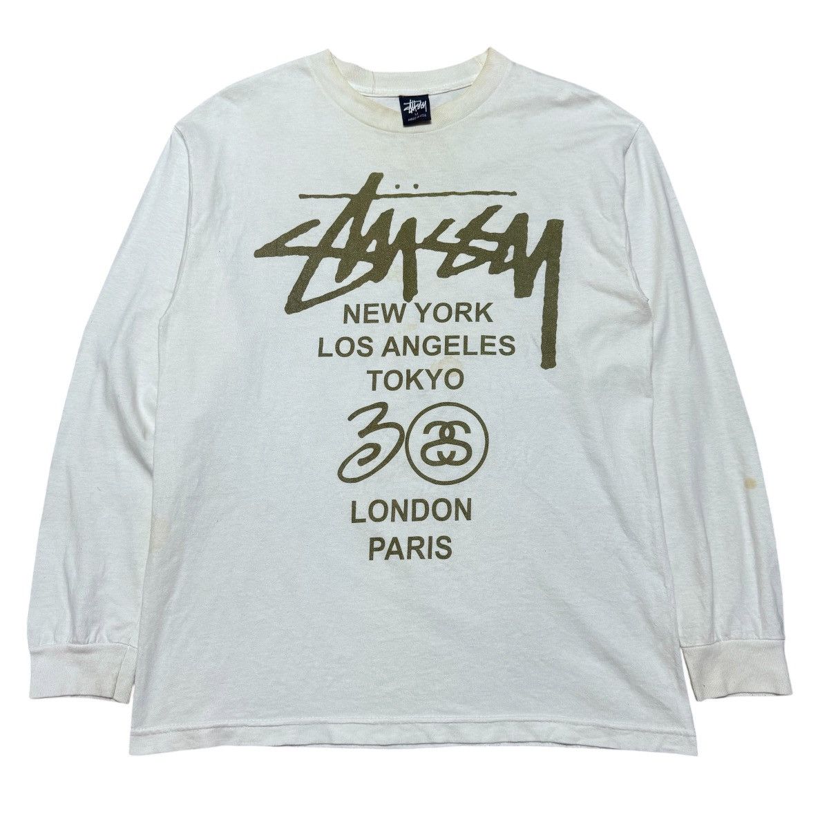 Stussy Vintage Stussy World Tour Shirt Longsleeve Bronx Compton Size US M / EU 48-50 / 2 - 1 Thumbnail