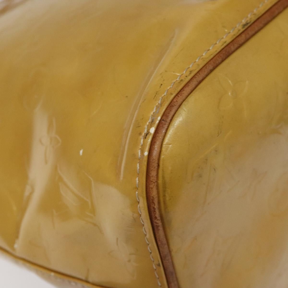 Louis Vuitton LOUIS VUITTON Monogram Vernis Houston Hand Bag Beige M91004 Size ONE SIZE - 16 Thumbnail