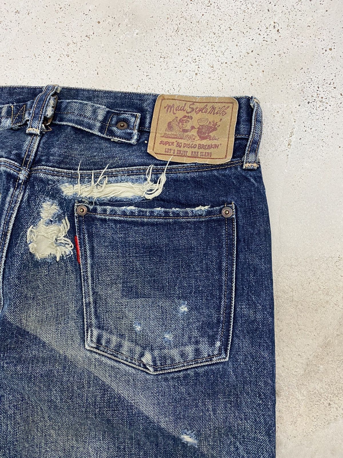 If Six Was Nine Rna Slang Inc Japan Selvedge Dirty Mud Washed Wax Pocket Size US 31 - 7 Thumbnail