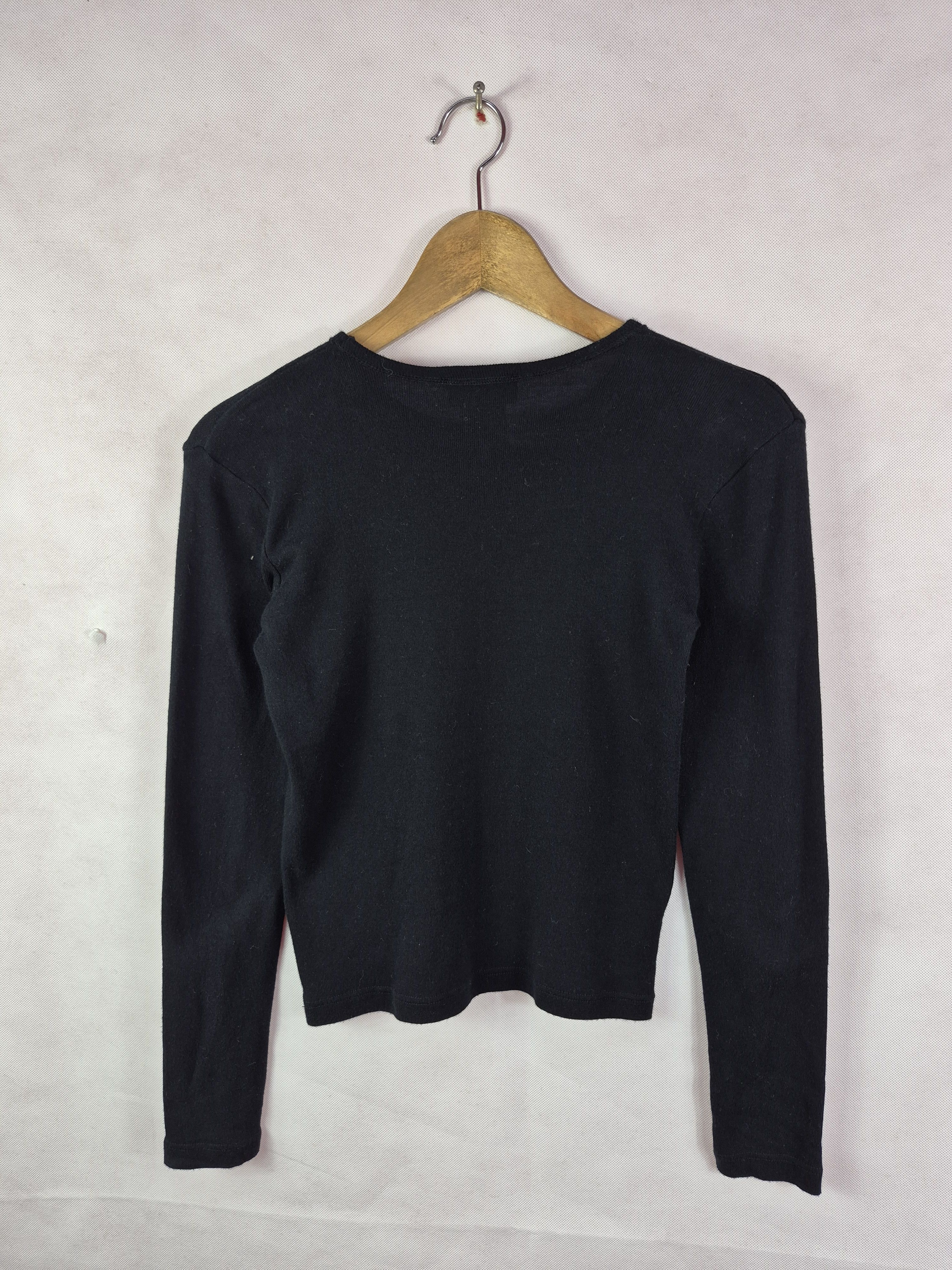 agnes b. 🔥 Agnes B Longsleeves Plain Black Tops Size US S / EU 44-46 / 1 - 3 Thumbnail