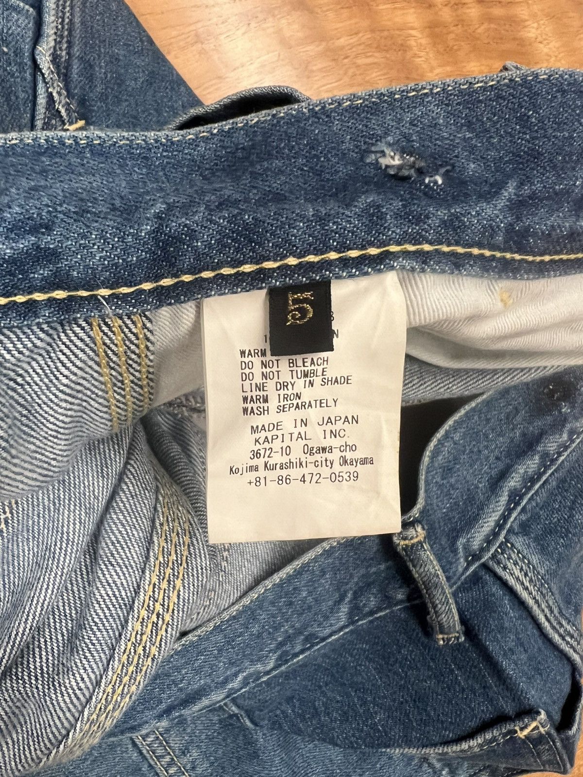 Kapital Kountry Custom Tailored Kapital Lumber Straight-Leg Panelled Jeans Size US 36 / EU 52 - 8 Thumbnail