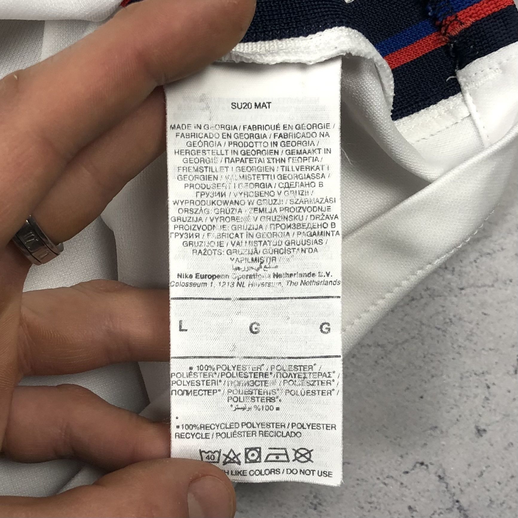 Nike England Euro 2020-2021 Nike Home Soccer Jersey Tee Size US L / EU 52-54 / 3 - 14 Thumbnail