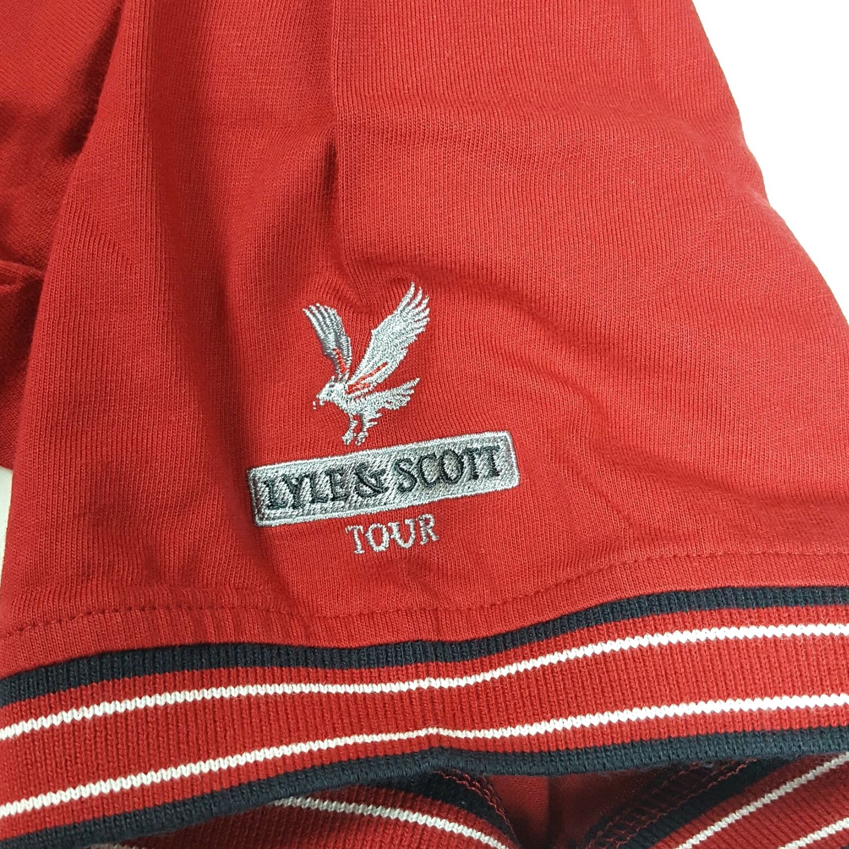 Lyle & Scott VINTAGE Lyle & Scott Polo Shirt Golf Collared Men’s Small Red Short Sleeve Casual Polo NEW Size US S / EU 44-46 / 1 - 3 Thumbnail