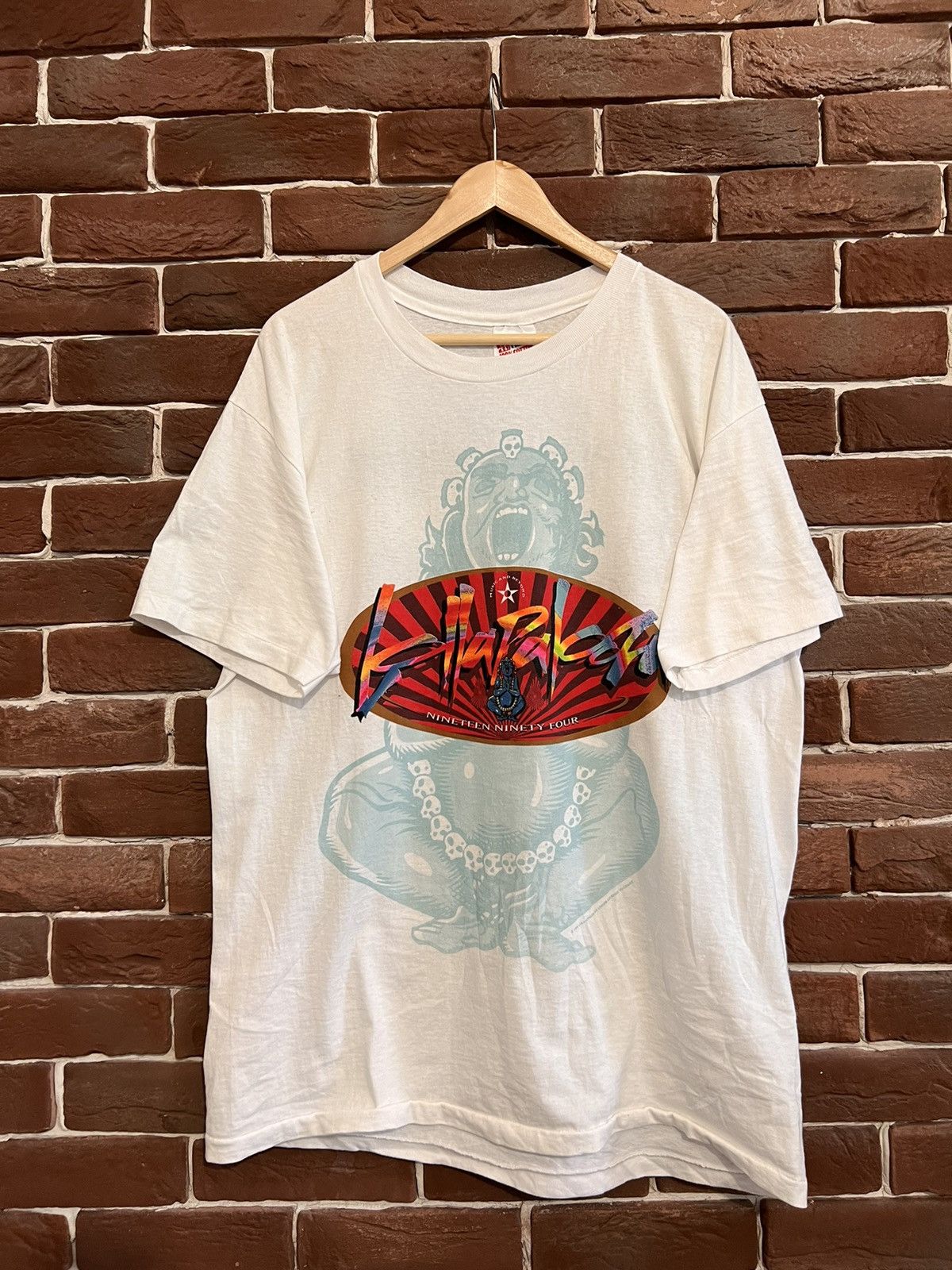 Vintage 90s Lollapalooza Shirt Pearl Jam Rock Metal Band Tee