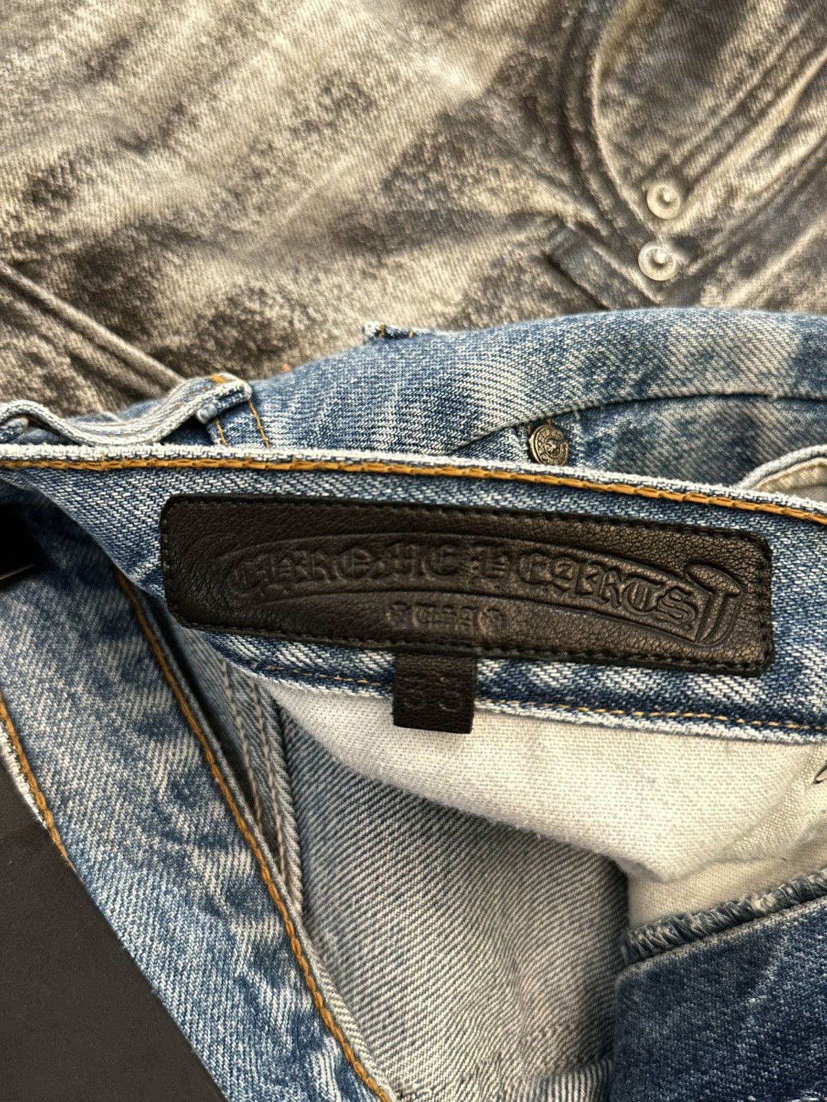 Chrome Hearts CHROME HEARTS STAR PATCH DENIMS Size US 33 - 5 Thumbnail