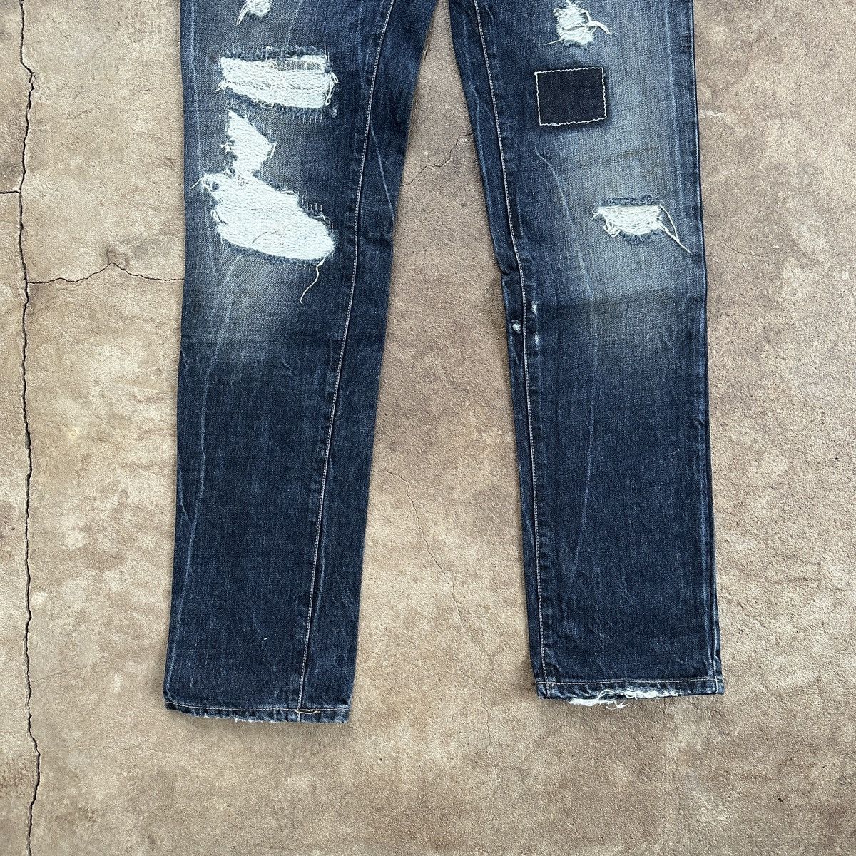 Absolut Joy Absolut Joy Distressed Denim Japanese Style Size US 33 - 4 Thumbnail