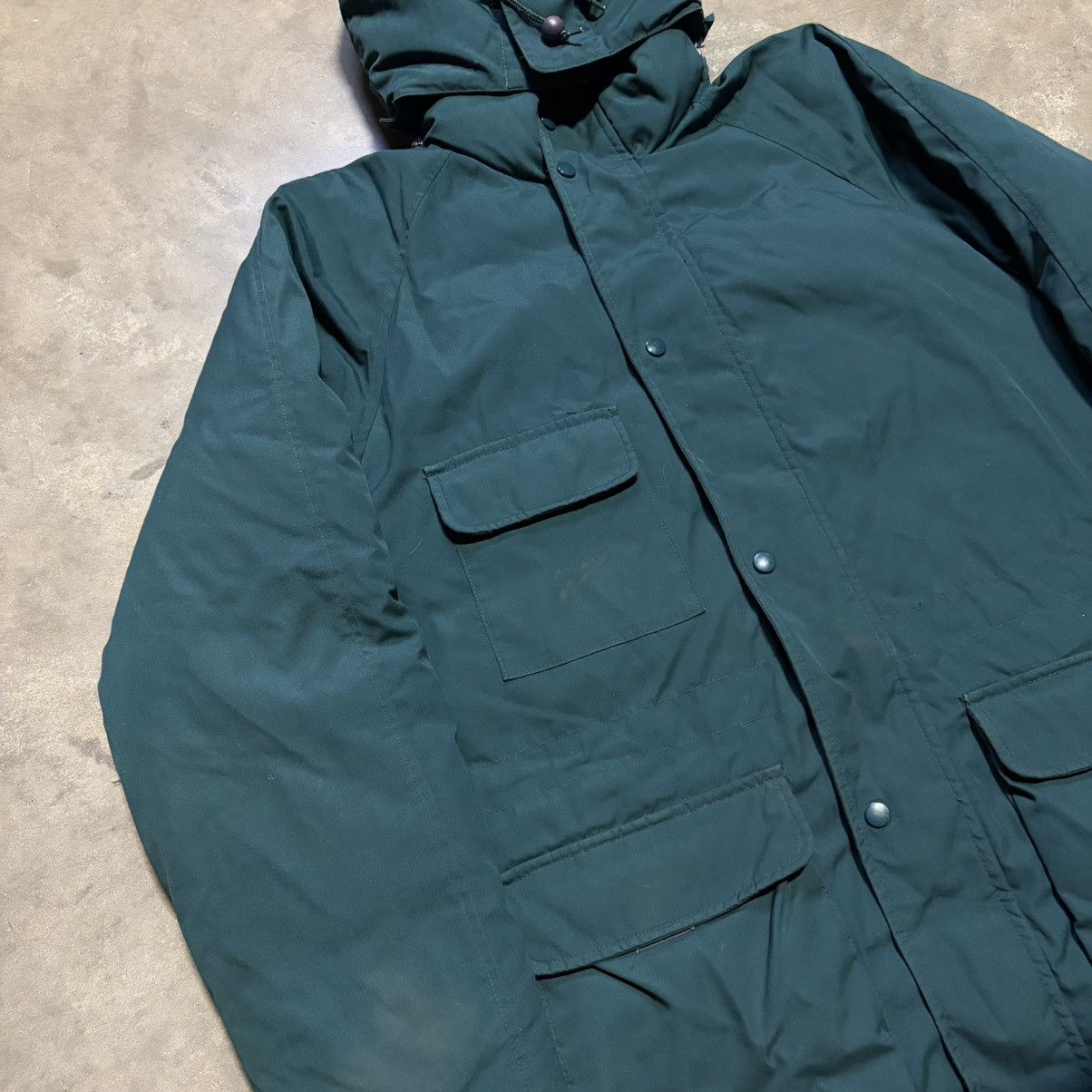 Eddie Bauer Vintage 90s Eddie Bauer Goose Down Puffer Jacket Parka Chore Size US XL / EU 56 / 4 - 7 Thumbnail