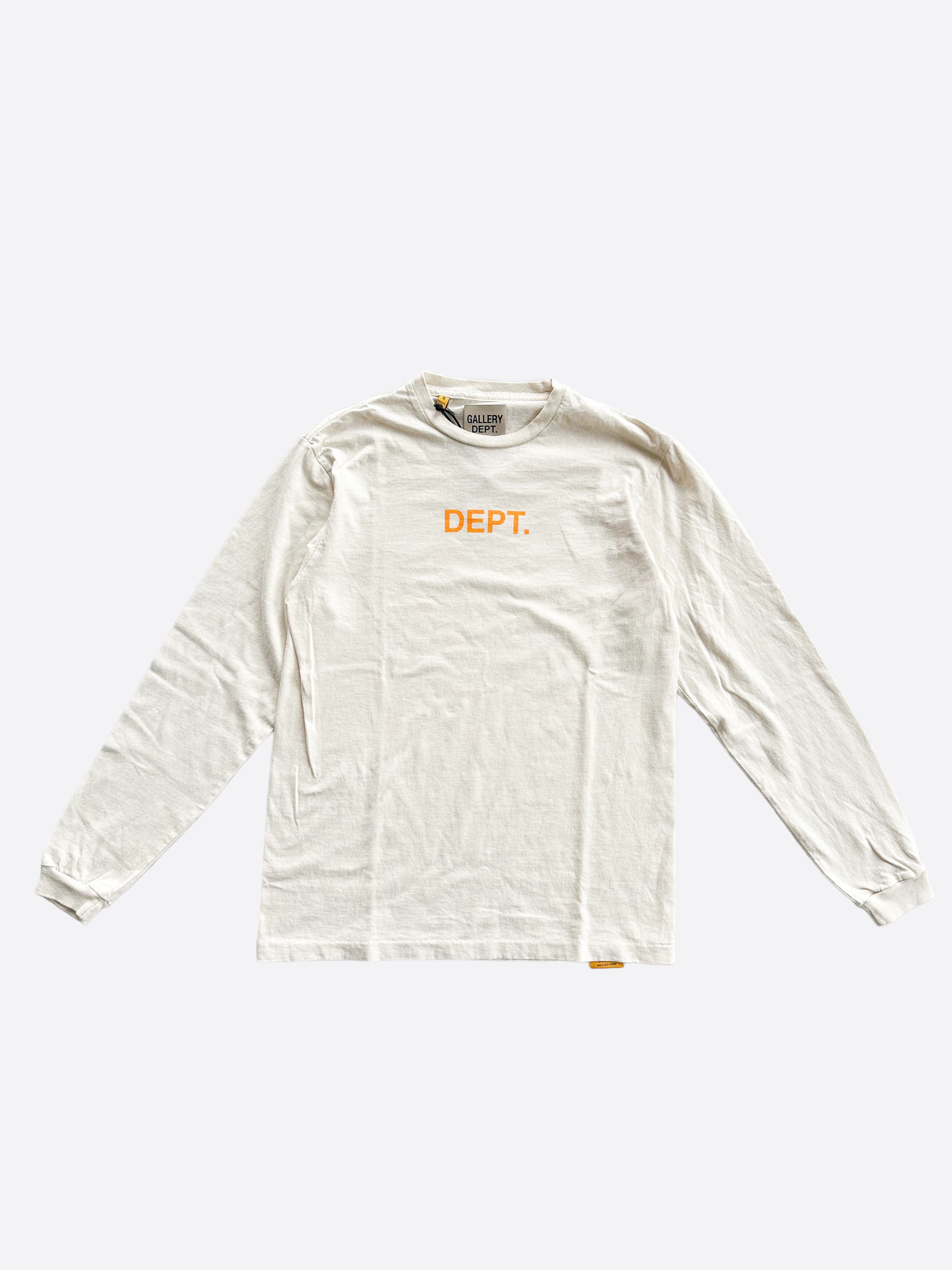 Gallery Dept. Gallery Dept Cream & Yellow Logo Longsleeve T-Shirt Size US XS / EU 42 / 0 - 1 Thumbnail