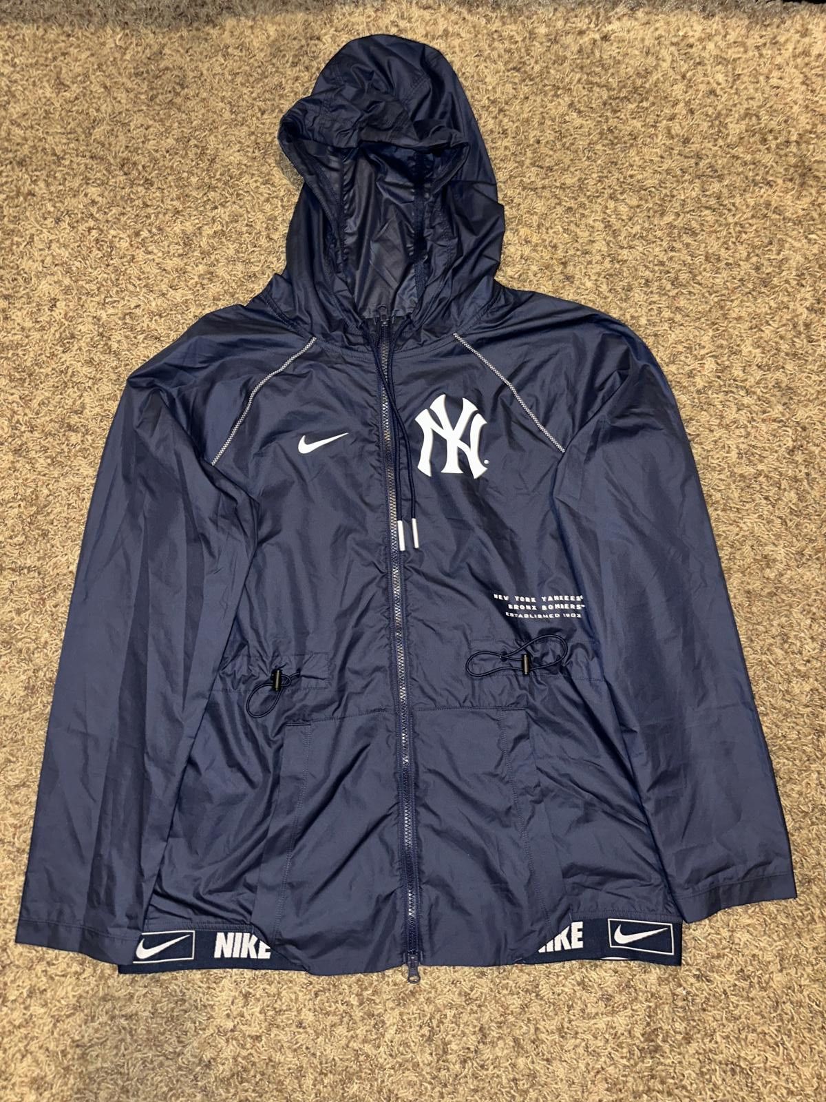 Nike New York Yankees Nike Statement Full-Zip Hoodie Jacket Size L / US 10 / IT 46 - 1 Thumbnail