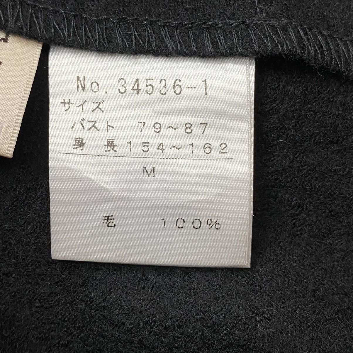Japanese Brand ASCAGNE Japanese Brand Black Plain Collar T-Shirt Size US M / EU 48-50 / 2 - 5 Thumbnail