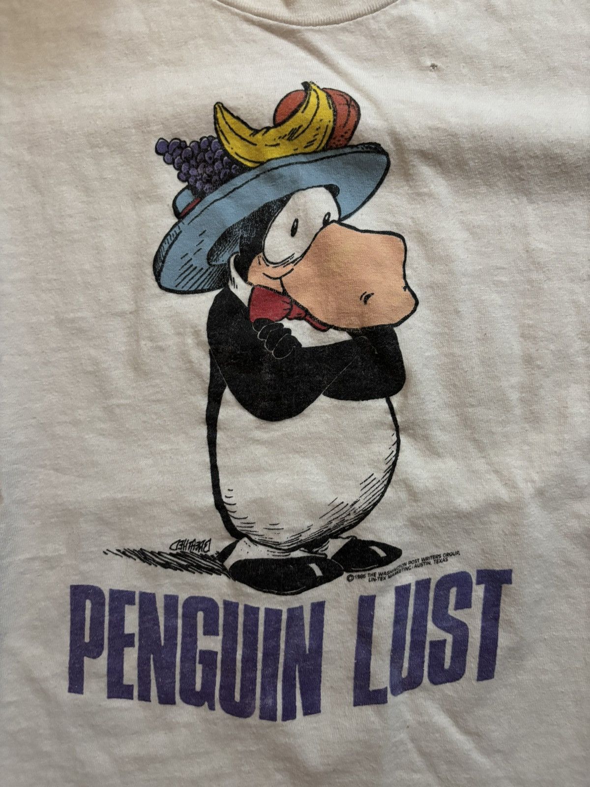 Vintage Bloom County Penguin Lust Shirt Size US L / EU 52-54 / 3 - 2 Thumbnail