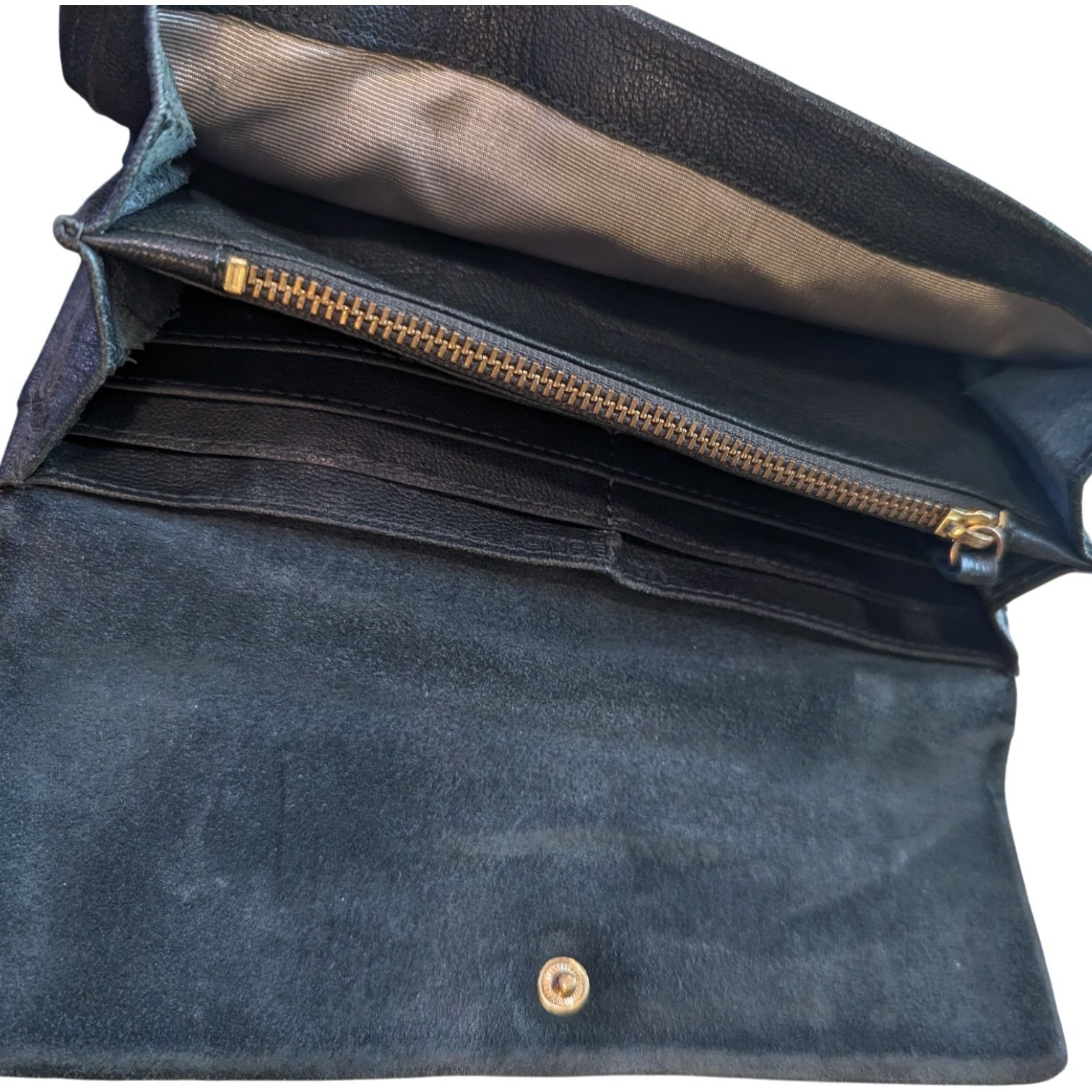 Vagabond Vagabond Shoemakers Swedish Dark Green Leather Seude Wallet Size ONE SIZE - 6 Thumbnail