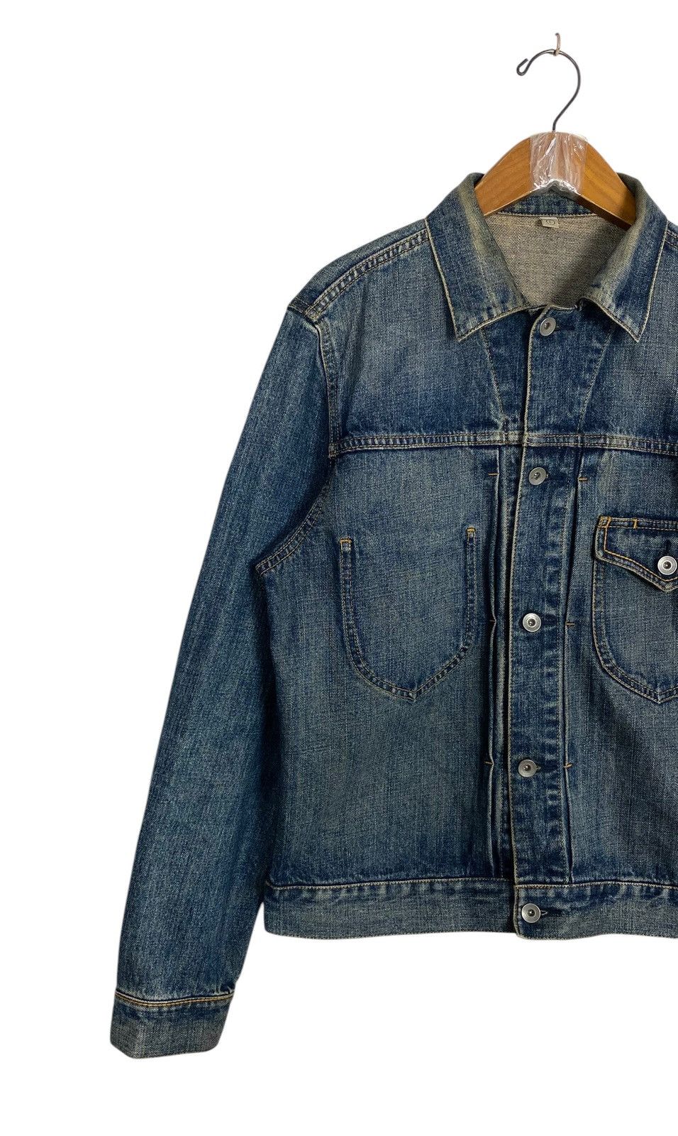 Uniqlo Rare‼️ Uniqlo Trucker Denim Jacket Size US S / EU 44-46 / 1 - 2 Thumbnail