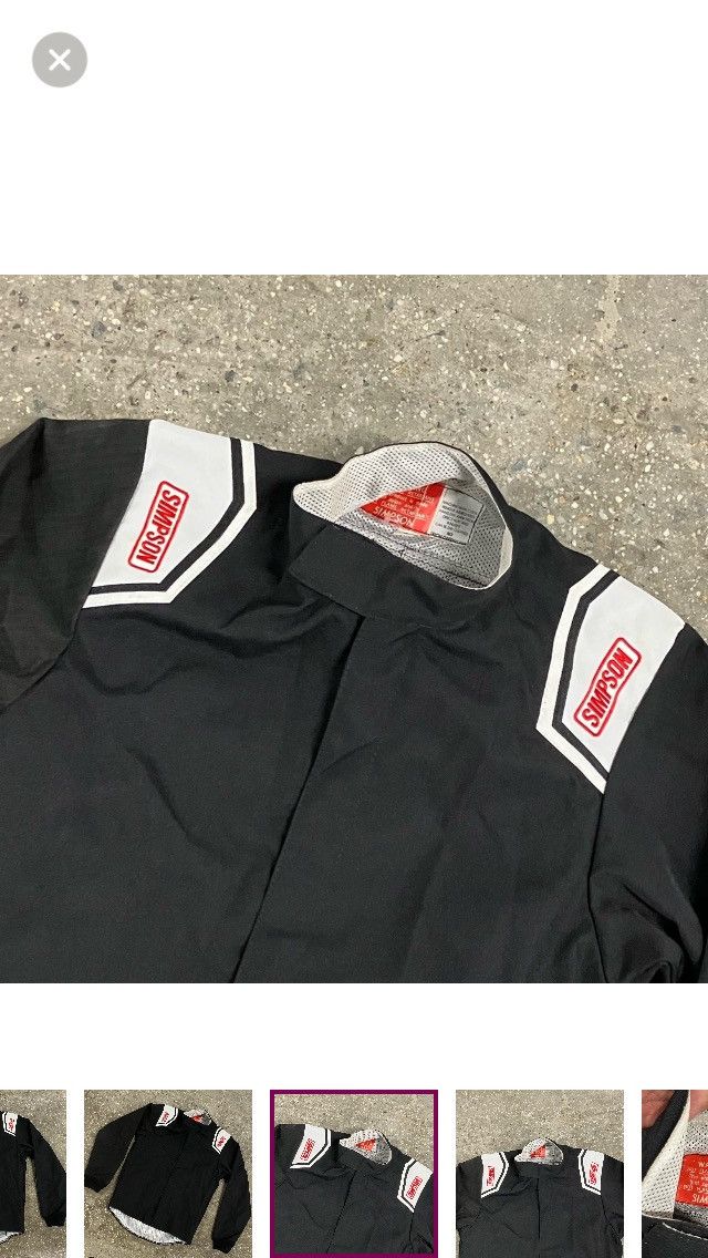 Other Simpson Racing Apex Kart Racing Jacket Small Size US S / EU 44-46 / 1 - 5 Thumbnail