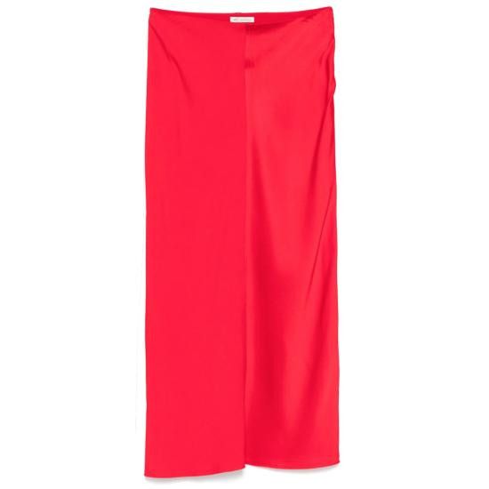 AMI AMI Women Mid Skirts FSK266 AC0014 632 RED Size 25" / US 0 / IT 36 - 1 Thumbnail