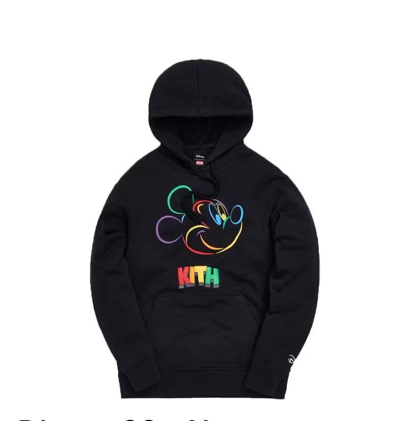 Disney × Kith Kith x Disney 60s Abstract Hoodie Mickey Mouse - Black - XS Size US XS / EU 42 / 0 - 1 Thumbnail
