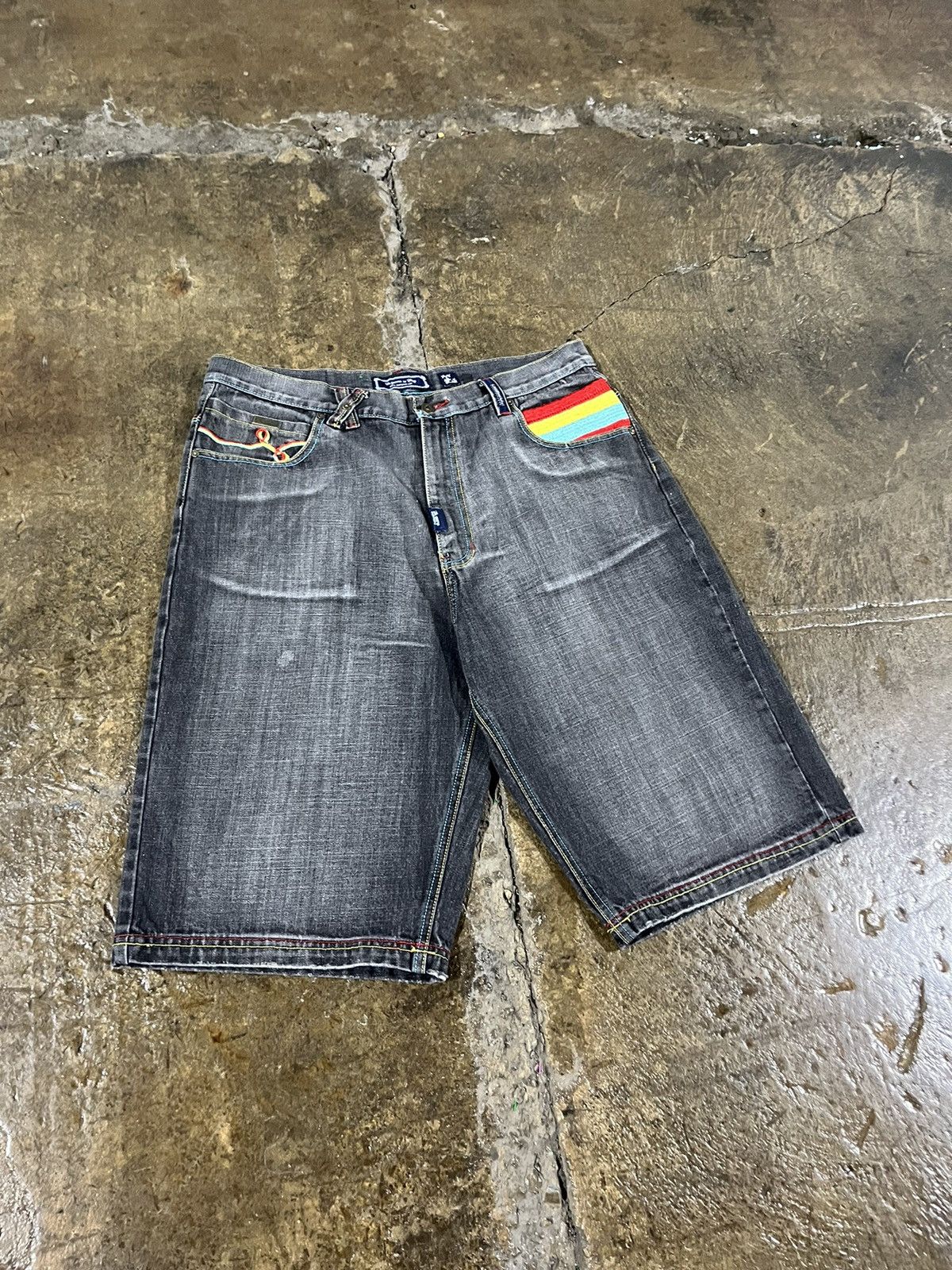 JNCO × LRG × Vintage Crazy Vintage Y2K LRG Baggy Jorts Skater Grunge Shorts JNCO Size US 38 / EU 54 - 6 Thumbnail