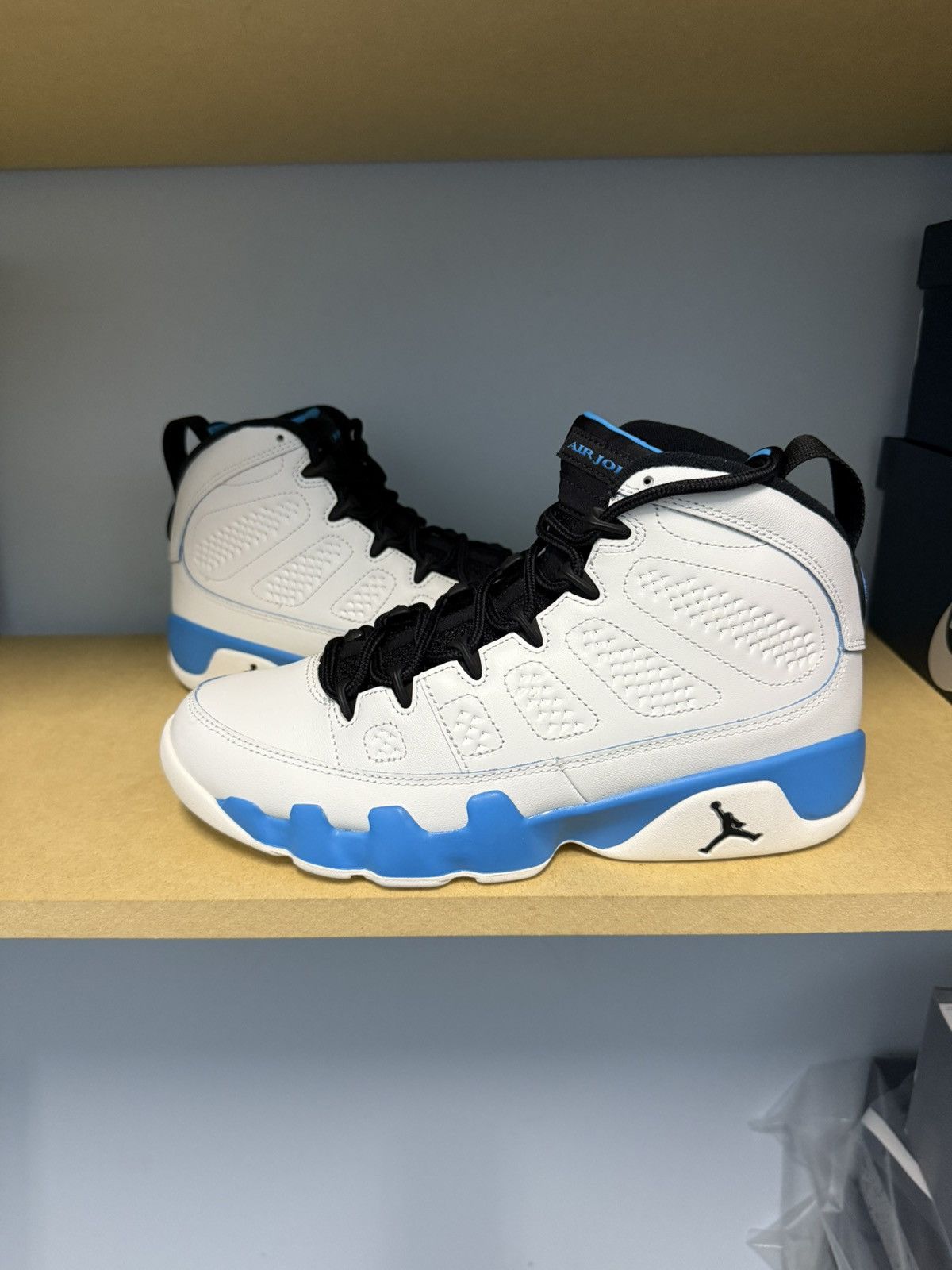 Jordan Brand Air Jordan 9 Powder Blue Size 7.5 Brand New Size US 7.5 / EU 40-41 - 1 Thumbnail