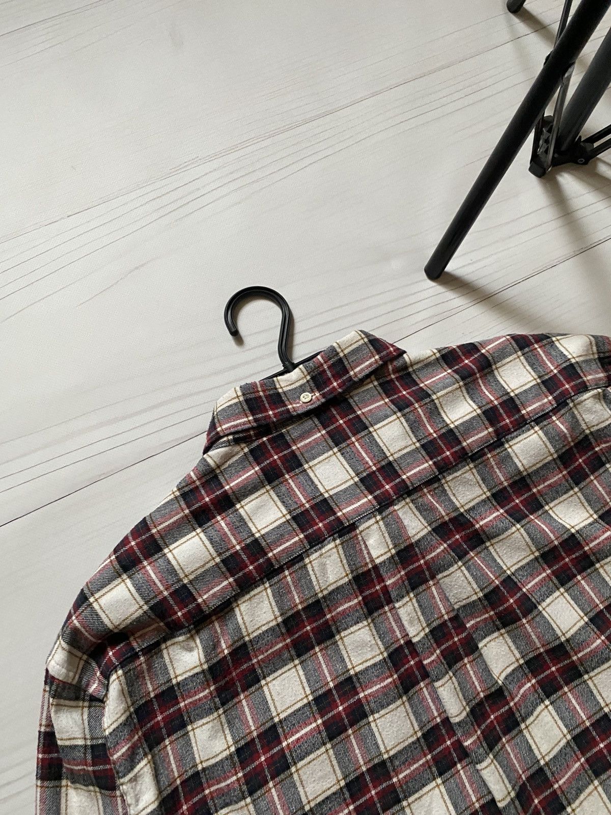 Barbour Barbour tailored fit MSH5033BE11 flannel button up shirt Size US XL / EU 56 / 4 - 12 Thumbnail