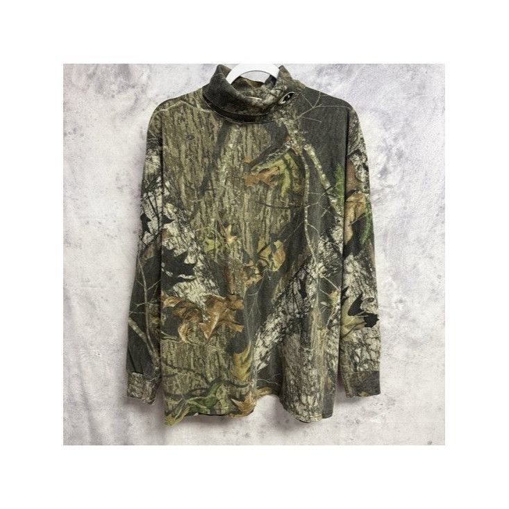 Mossy Oaks Mossy Oak Apparel Camouflage Long Sleeve Turtle Neck T Shirt Size US XL / EU 56 / 4 - 1 Thumbnail