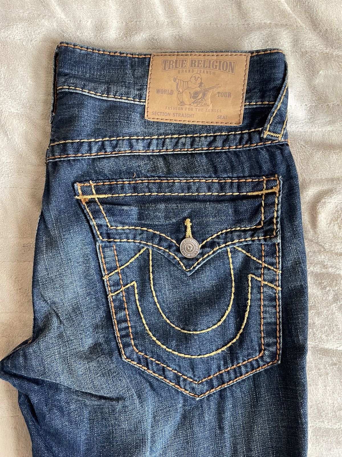 True Religion トゥルーレリジョン Ricky Flap SN32 Black