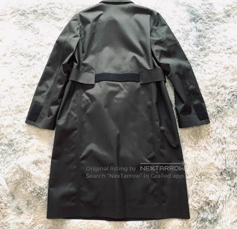 Jil Sander Jil Sander size 48 Runway Thick Nylon Trench Coat Overcoat Size US M / EU 48-50 / 2 - 2 Thumbnail