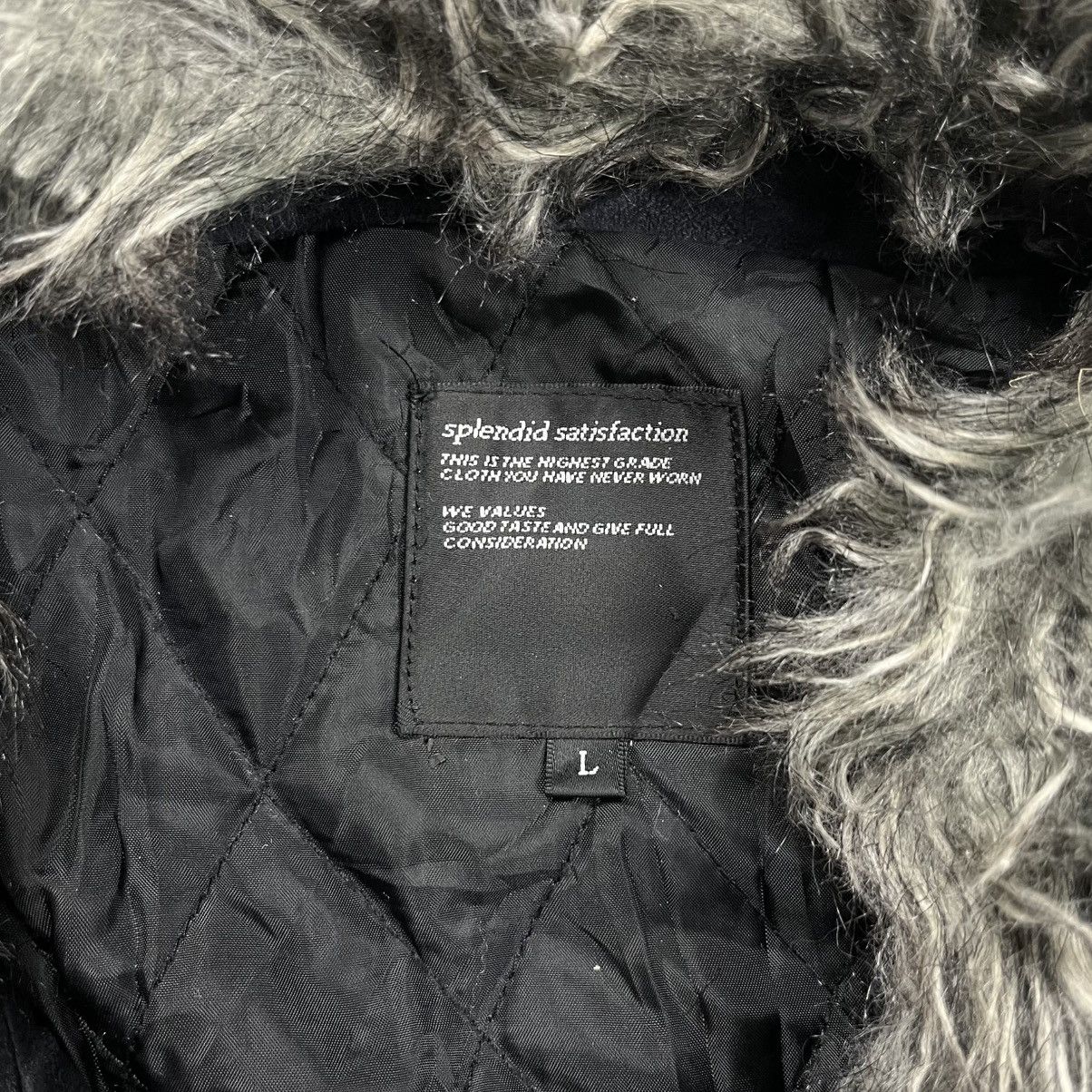 Le Grande Bleu (L.G.B.) Splendid satisfaction micro suede riders fur collar jacket Size US L / EU 52-54 / 3 - 7 Thumbnail