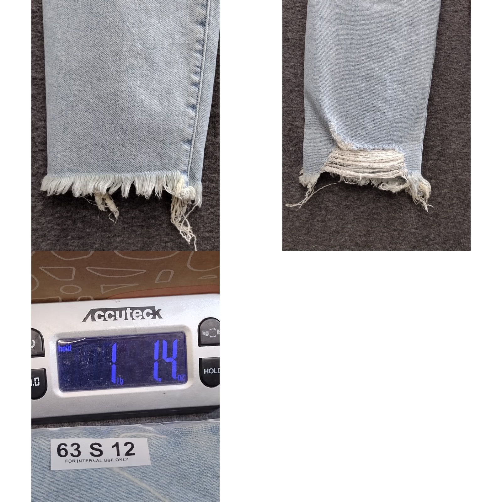 Vintage Unbranded Women’s High Rise Light Wash Distressed Cropped Denim Jeans Size 4 Size 27" / US 4 / IT 40 - 8 Thumbnail