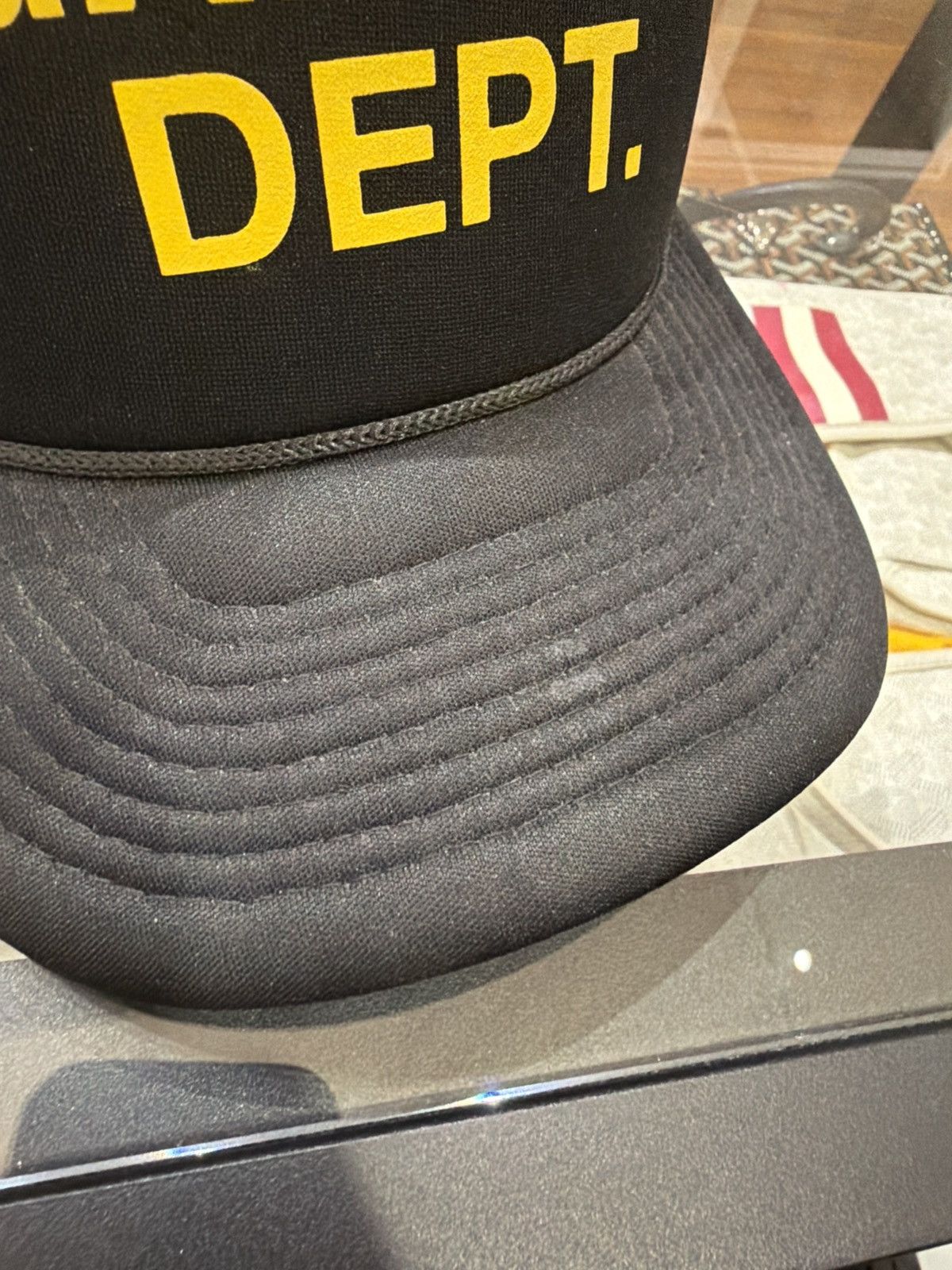 Gallery Dept. Gallery Dept. Trucker Hat - Black/Yellow Size ONE SIZE - 8 Thumbnail