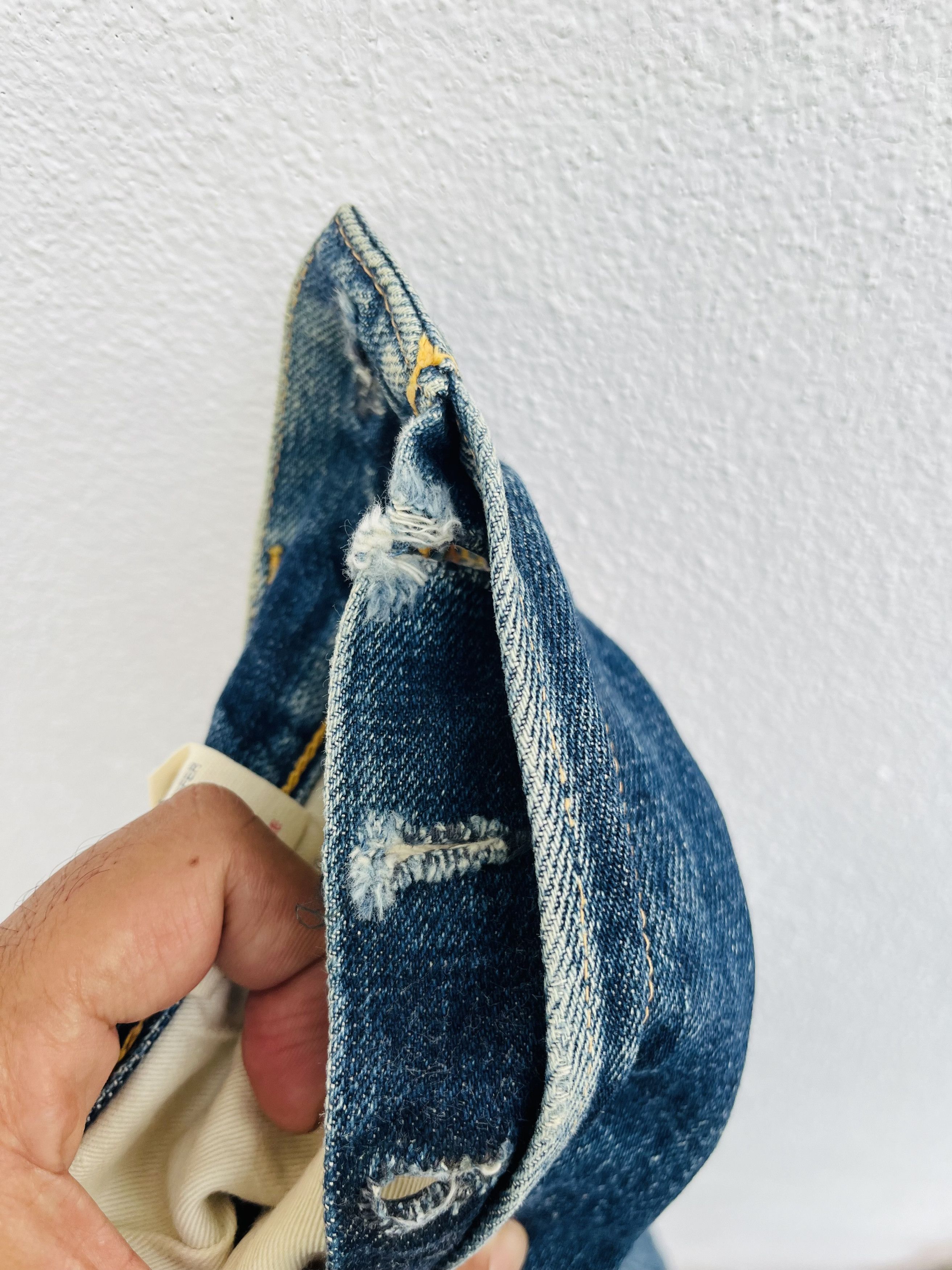 Evisu Vintage Evis Distressed Japanese Designer Fashion Style Size US 31 - 16 Thumbnail