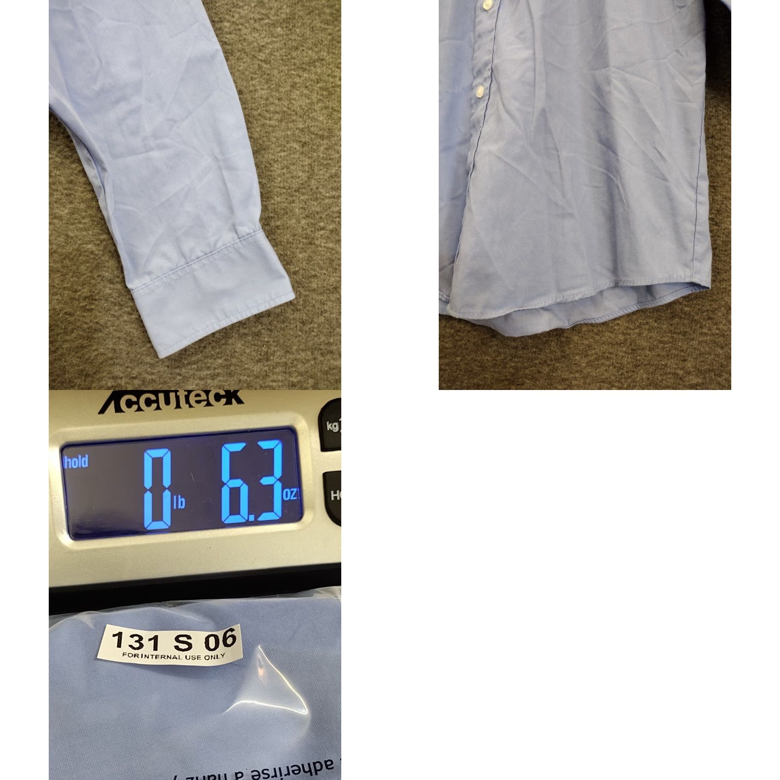 Vintage metroconcepts Women's Dress Shirt Size 16 Blue Long Sleeve Size XXL / US 16-18 / IT 52-54 - 8 Thumbnail