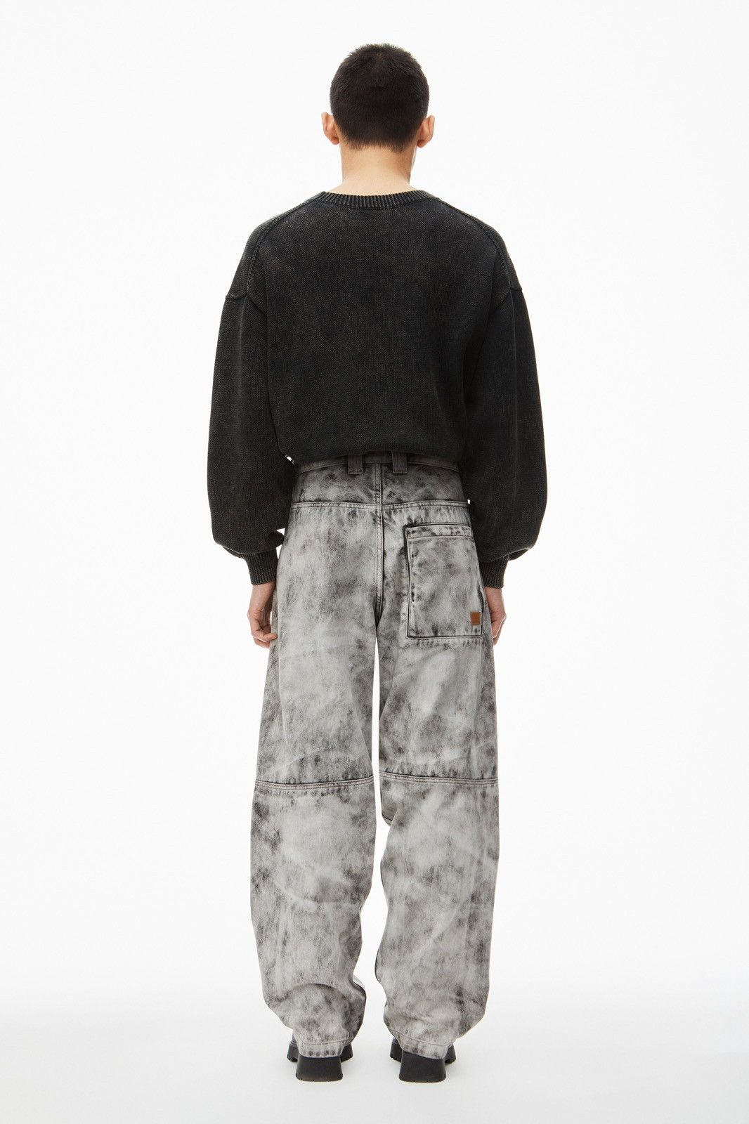 Alexander Wang Alexander Wang Leather Dye Denim Cargo Jean Pants Balenciaga Size US 36 / EU 52 - 5 Thumbnail