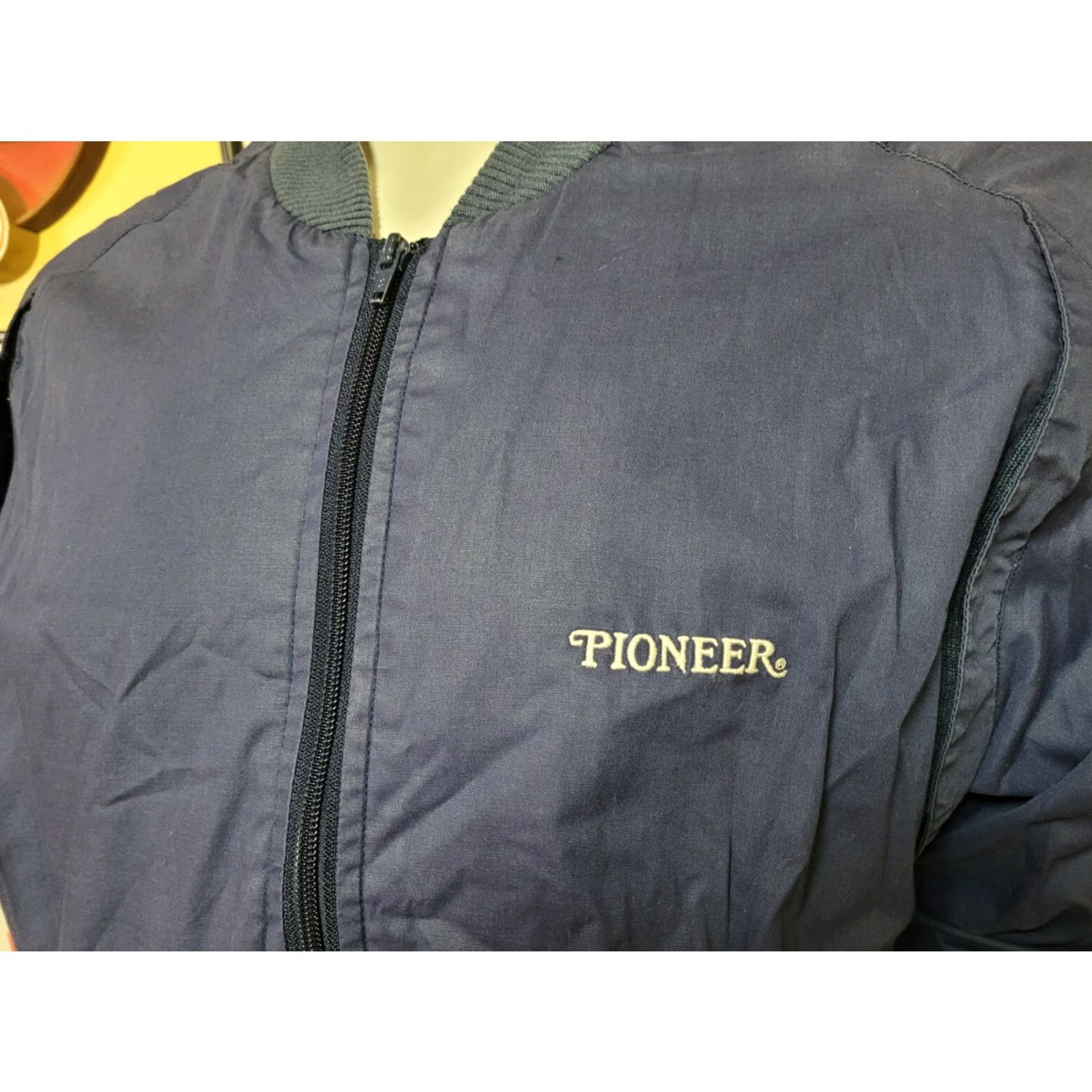 Vintage VTG Sahara Pioneer Windbreaker Jacket Full Zip 80s Blue Large Mens Jacket Size US L / EU 52-54 / 3 - 2 Thumbnail