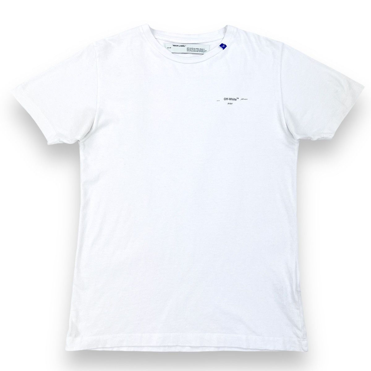 Off White Off White Unfinished Arrows White T Shirt Grailed
