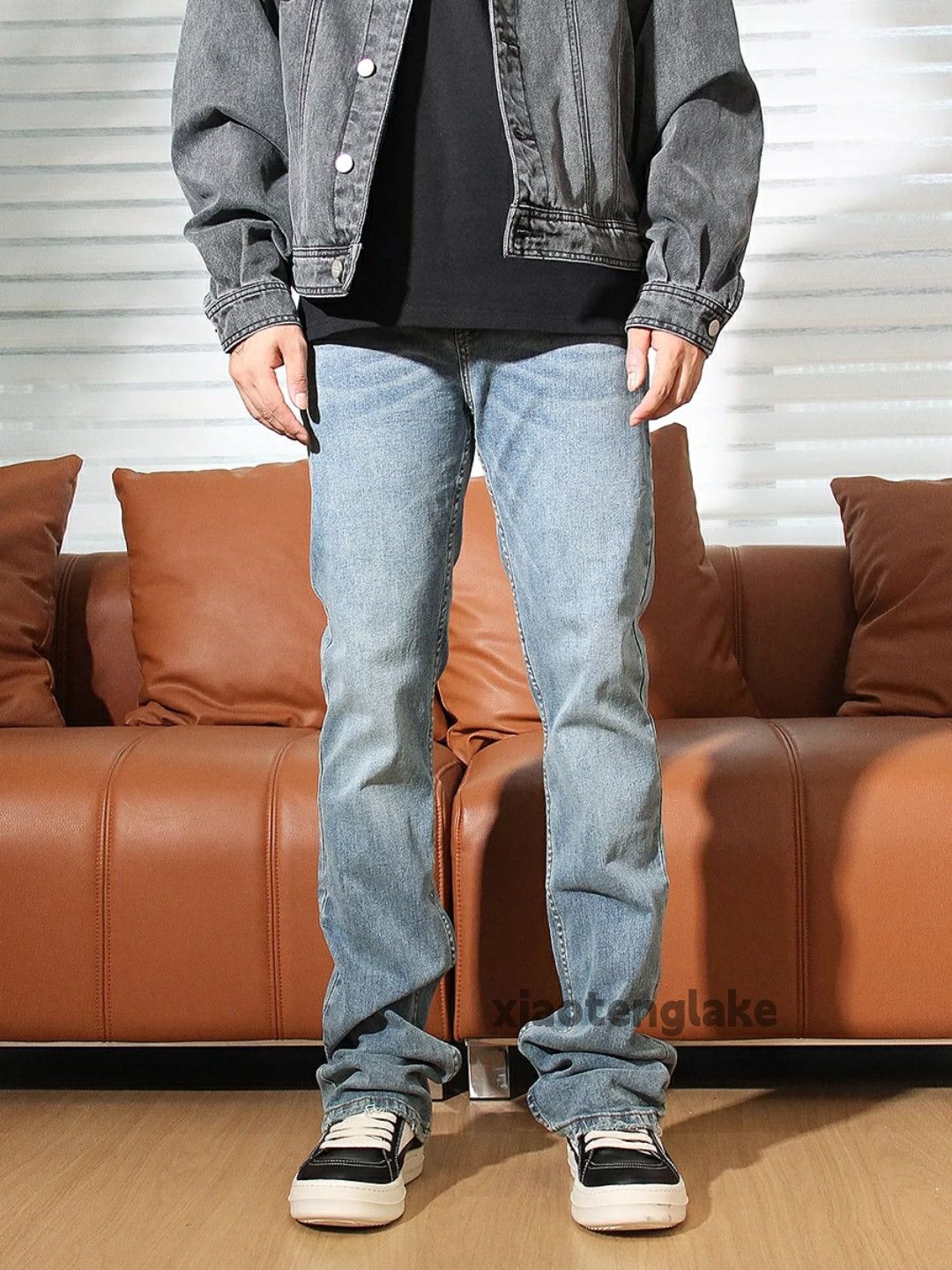 Jean × Vintage washed faded y2k yuppie bootcut flared punk jeans Size US 32 / EU 48 - 5 Thumbnail