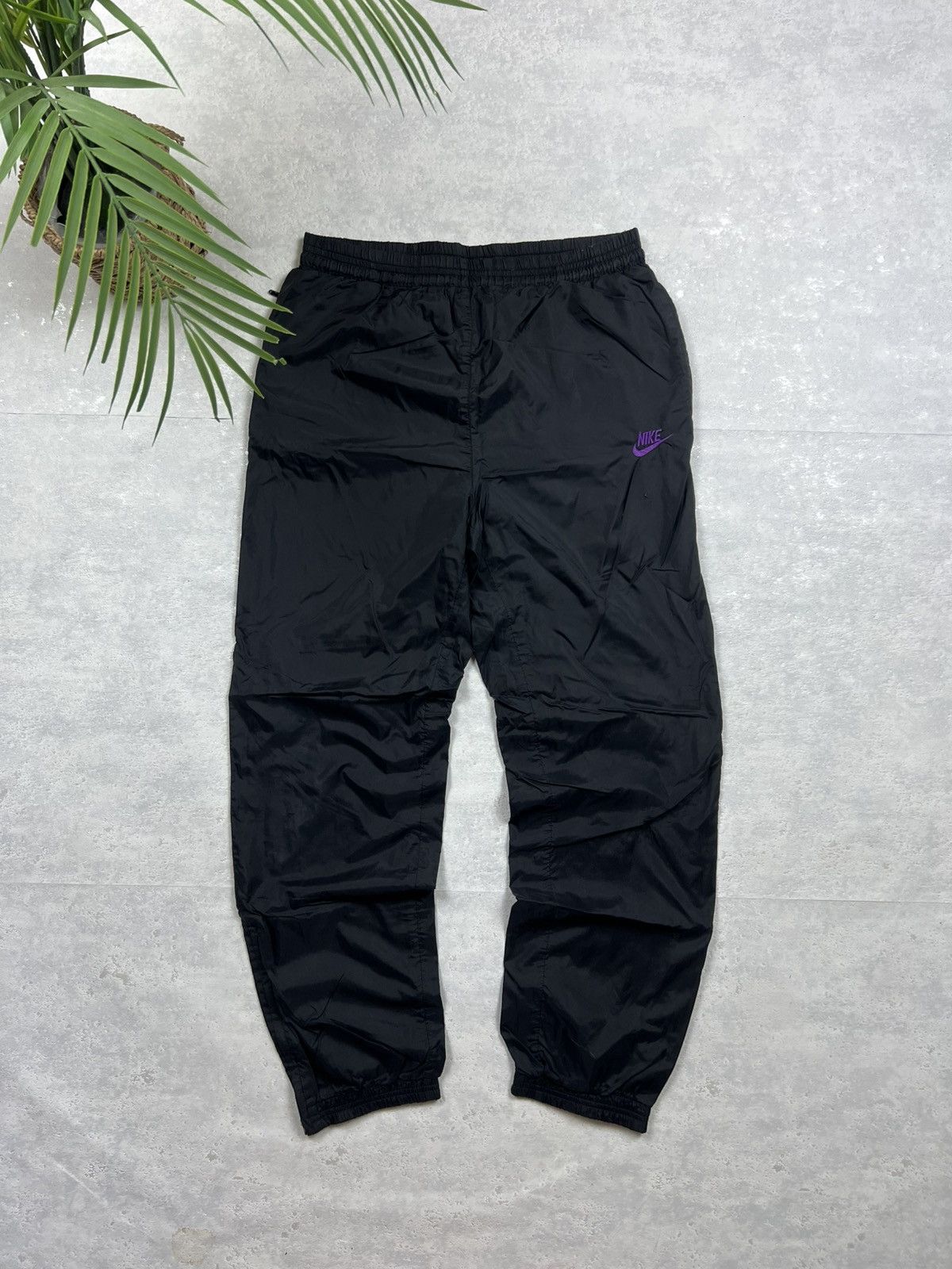 Nike 90s Nike Retro Logo Vintage Y2K Parachute Nylon Pants Size US 30 / EU 46 - 2 Thumbnail