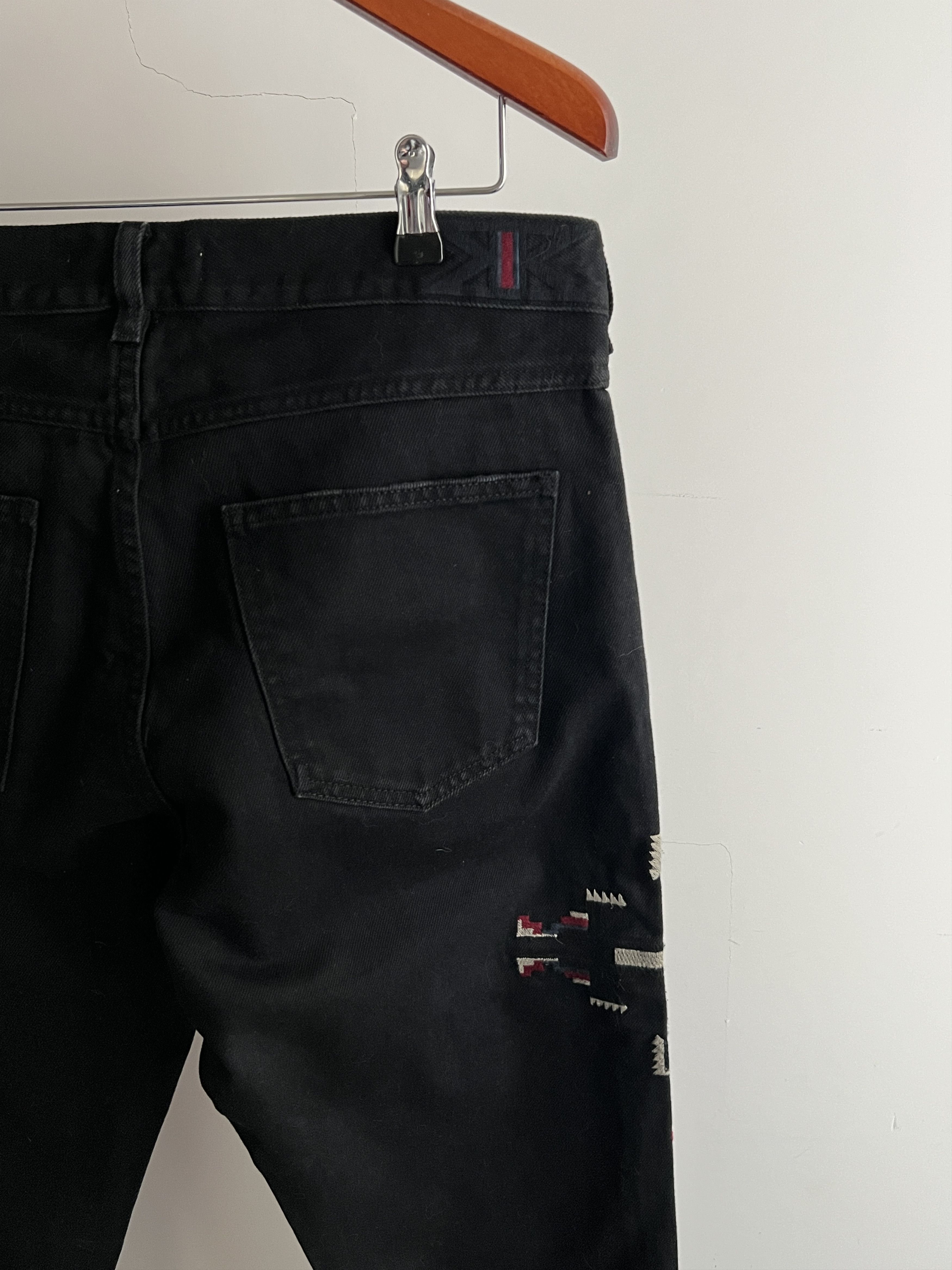 H&M × Isabel Marant Black Denim Jeans Isabel Marant x H&M Colorful Aztec Style Size US 32 / EU 48 - 10 Thumbnail