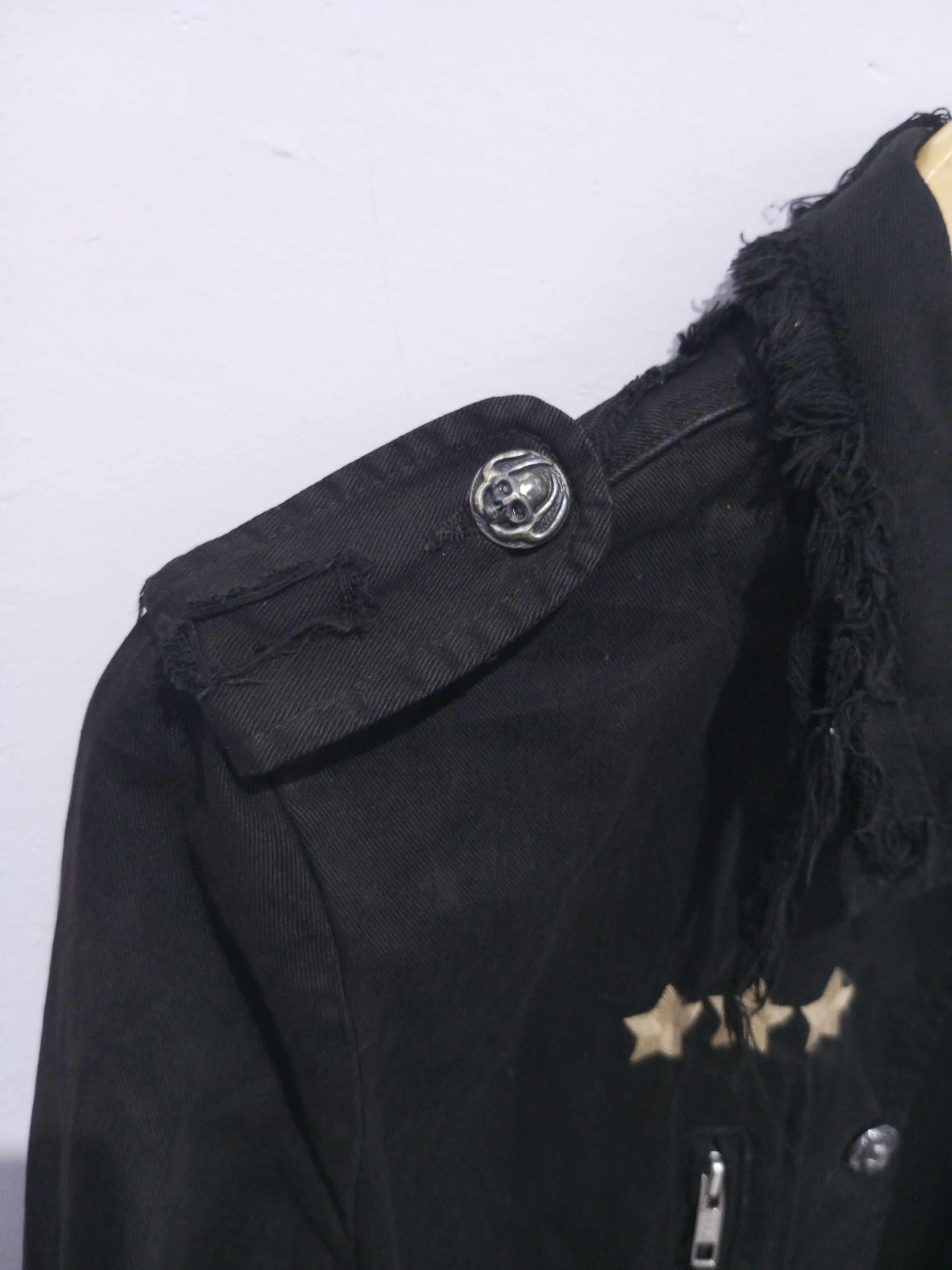 20471120 Vintage Corleone studded embroidery denim jacket Size US M / EU 48-50 / 2 - 10 Thumbnail