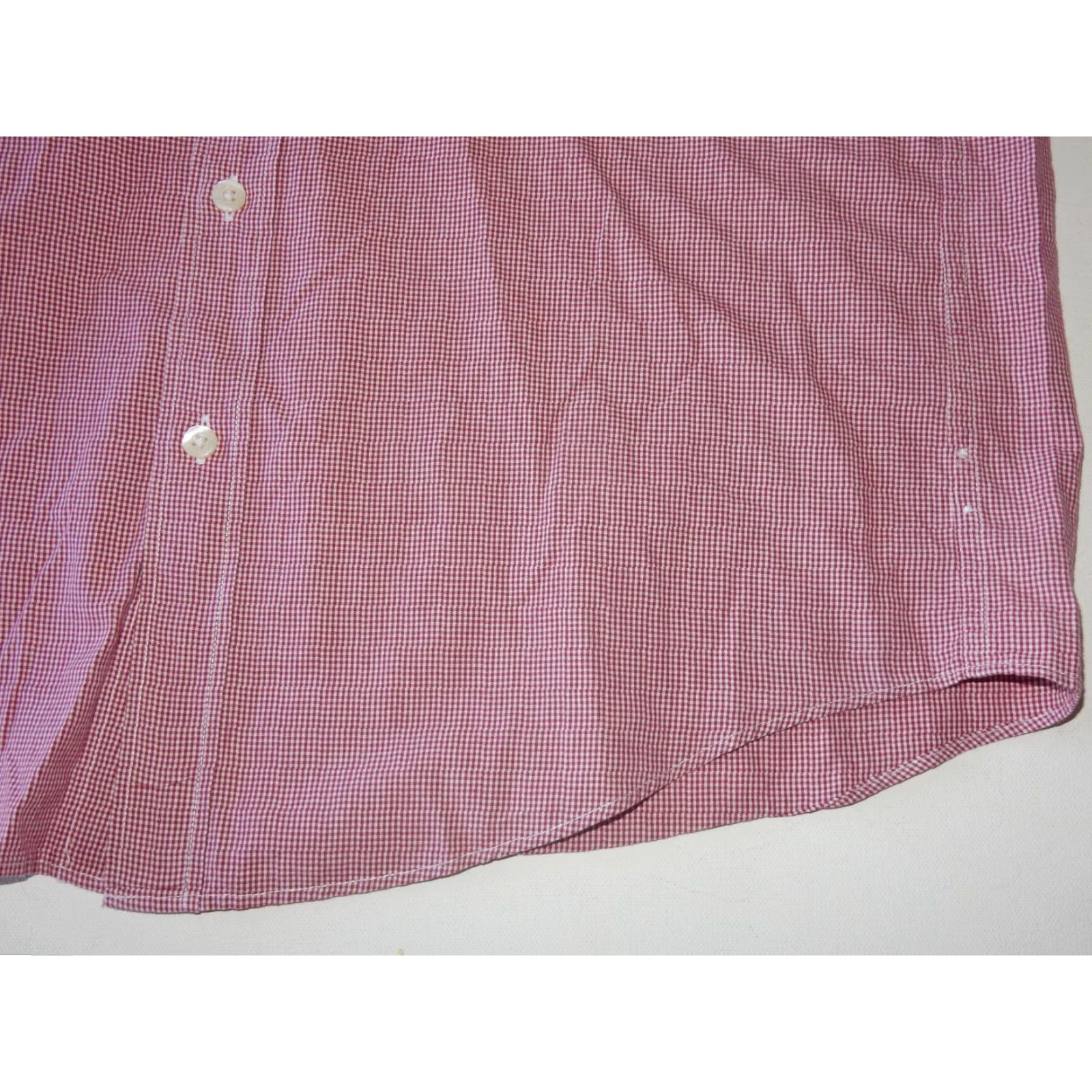 J.Crew VINTAGE J.CREW Button-Up Shirt Adult Large Slim Red Check Long Sleeve Mens Size US L / EU 52-54 / 3 - 3 Thumbnail