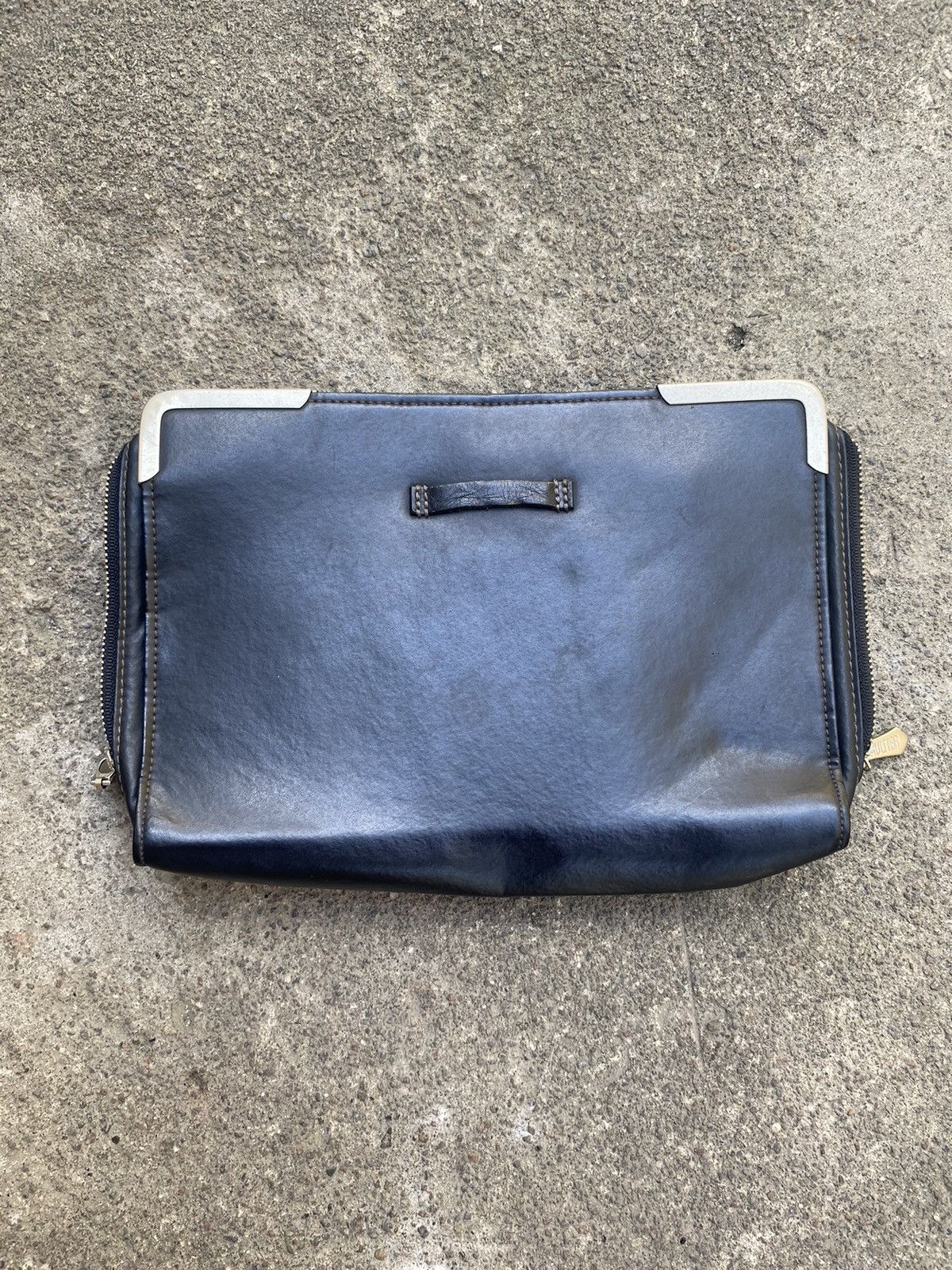 Jean Paul Gaultier × Vintage Jean Paul Gaultier 90s Leather Clutch Bag Size ONE SIZE - 1 Thumbnail
