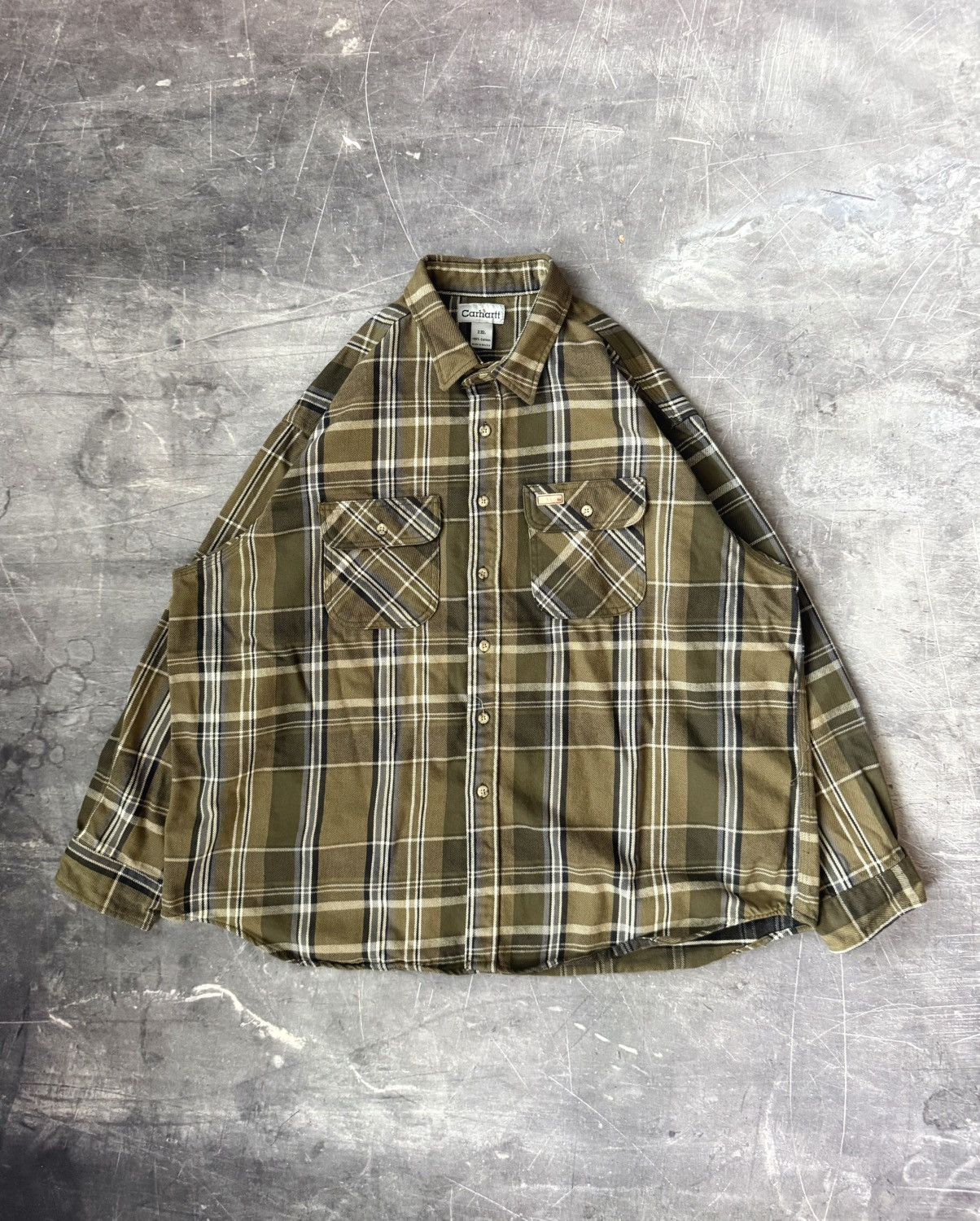 Carhartt Vintage Carhartt Long-sleeve Buttondown Shirt (XXL) Size US XXL / EU 58 / 5 - 1 Thumbnail