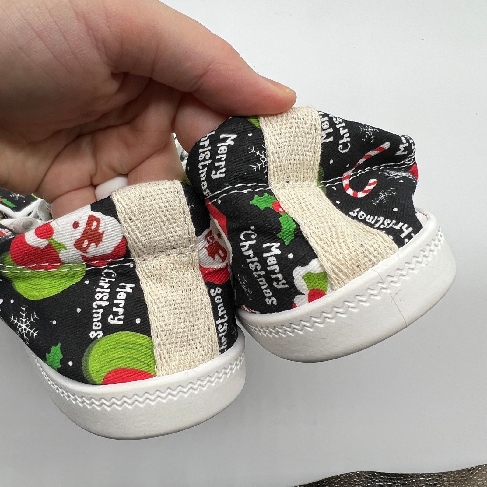 Other Women's Christmas Santa Shoes Lace Up Fashion Canvas Size US 9 / IT 39 - 7 Thumbnail