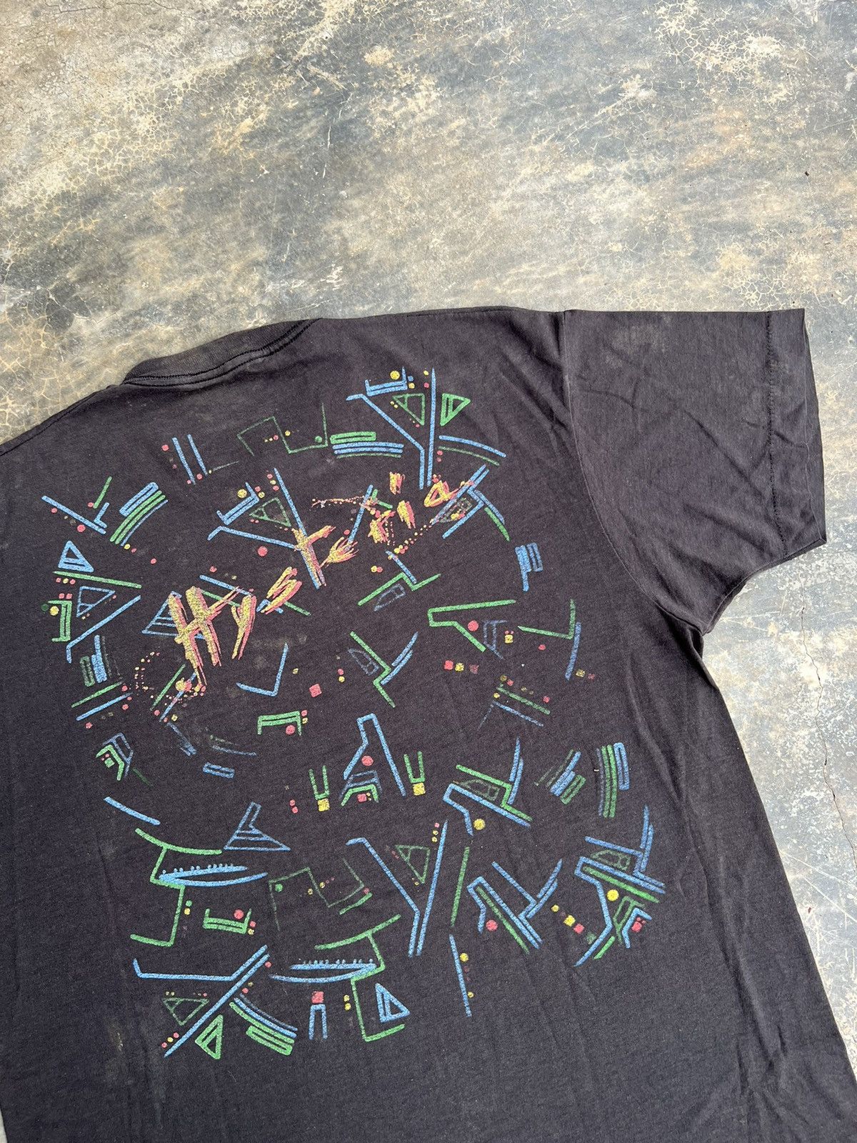 Band Tees (L) 1987 Vintage Def Leppard Hysteria Tour Band Tees Size US L / EU 52-54 / 3 - 7 Thumbnail