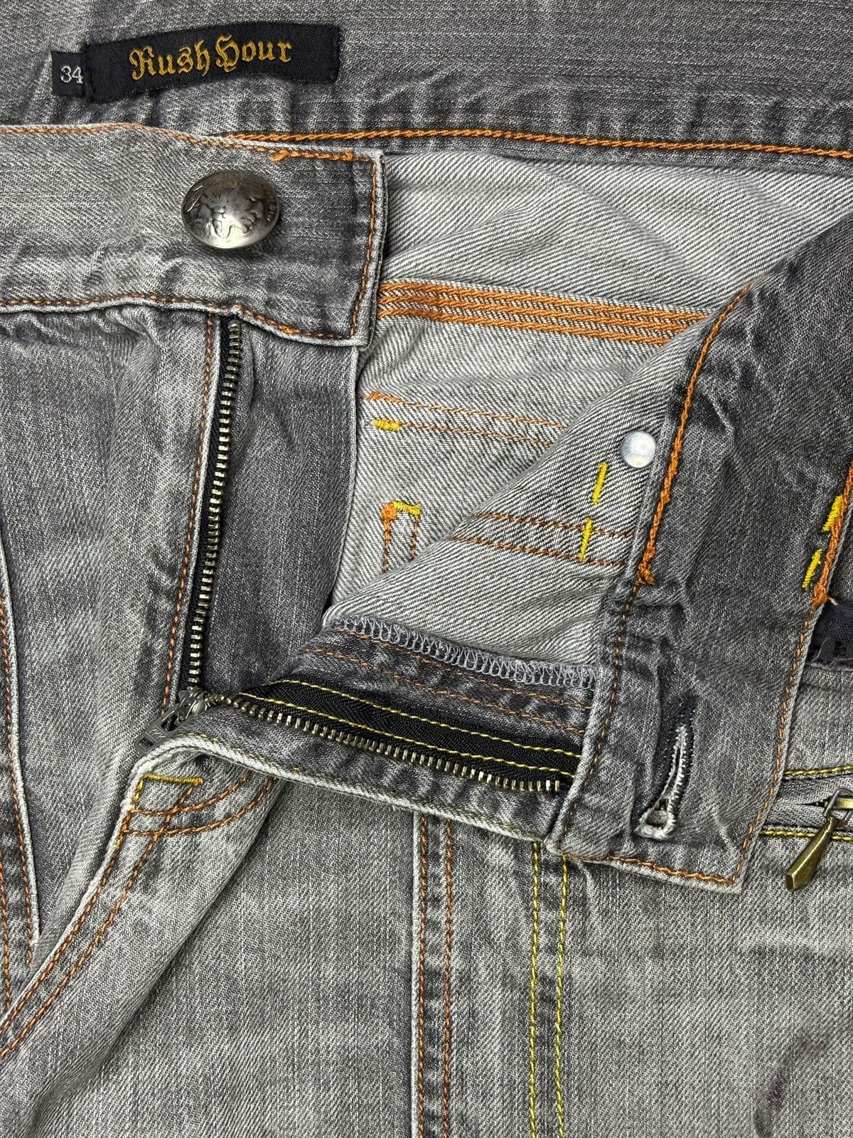 Japanese Brand Vintage Japanese Brand Bush Pant Faded Wash Loose Jeans Size US 36 / EU 52 - 9 Thumbnail