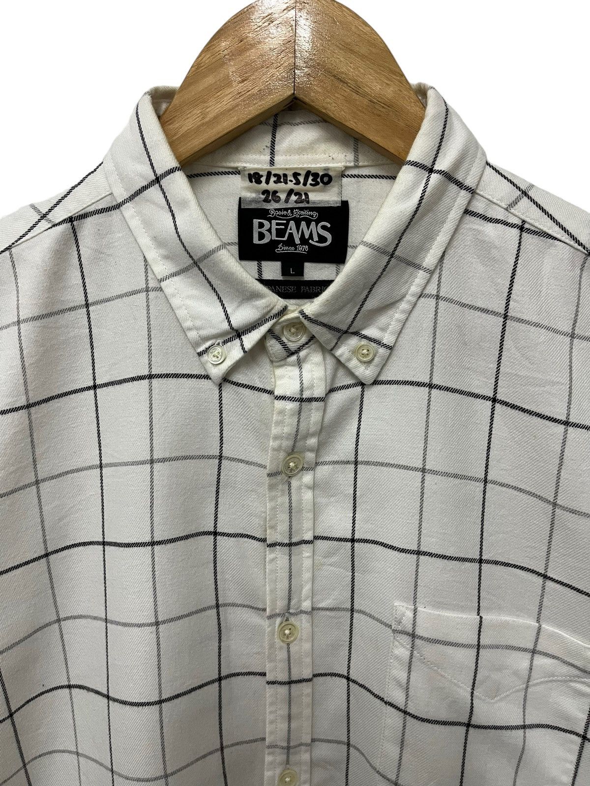 Beams Plus × Japanese Brand Beams flannel shirt Size L / US 10 / IT 46 - 3 Thumbnail