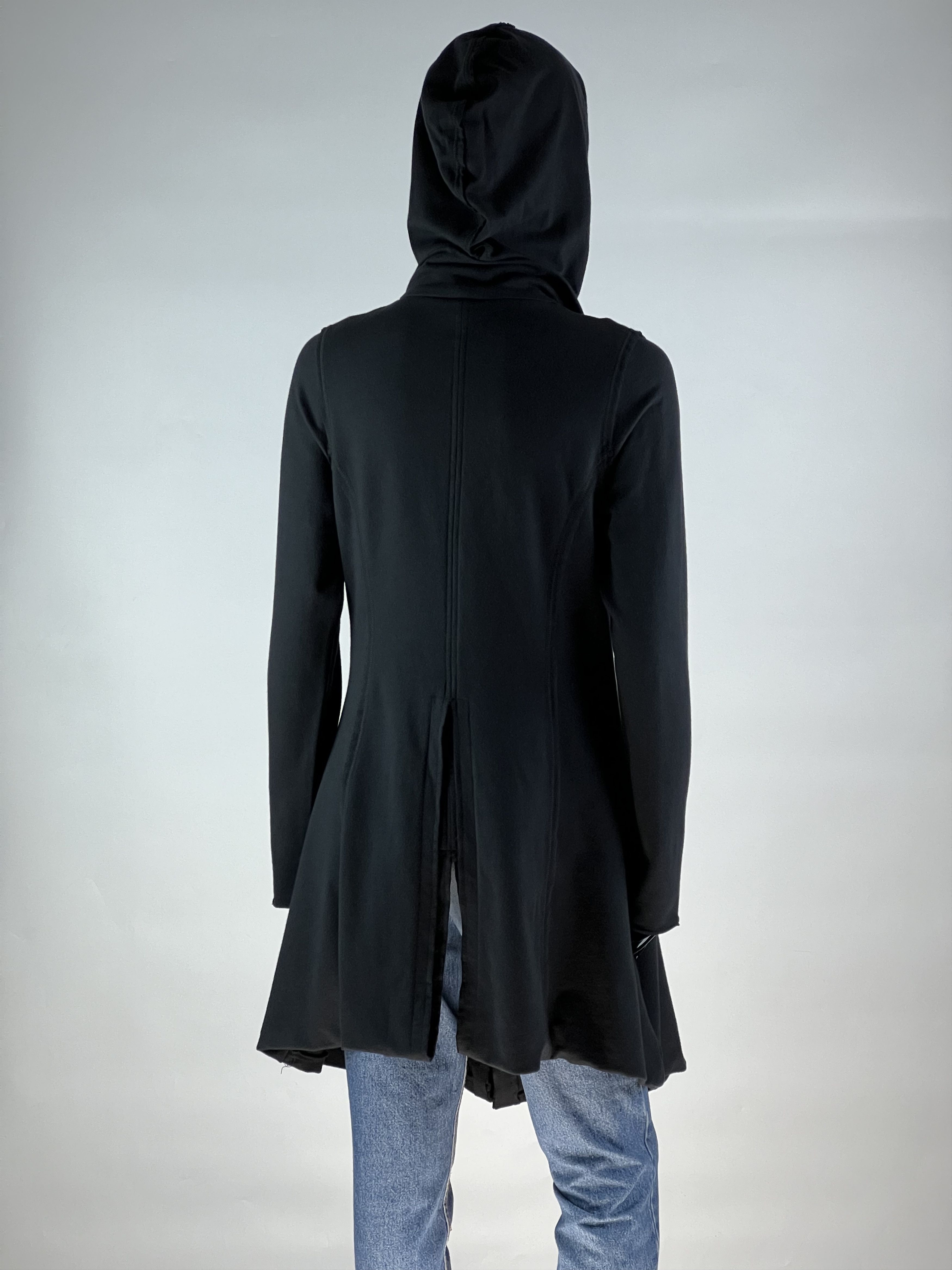 Rundholz Rundholz Asimmetrical Cotton Hooded Jacket Cardigan Size M / US 6-8 / IT 42-44 - 3 Thumbnail