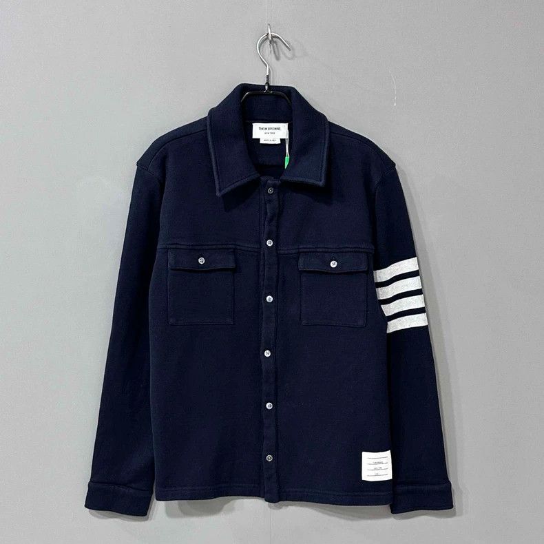 Thom Browne Thom Browne Four-bar knit jacket 2505-Nextarrow Size US S / EU 44-46 / 1 - 1 Thumbnail
